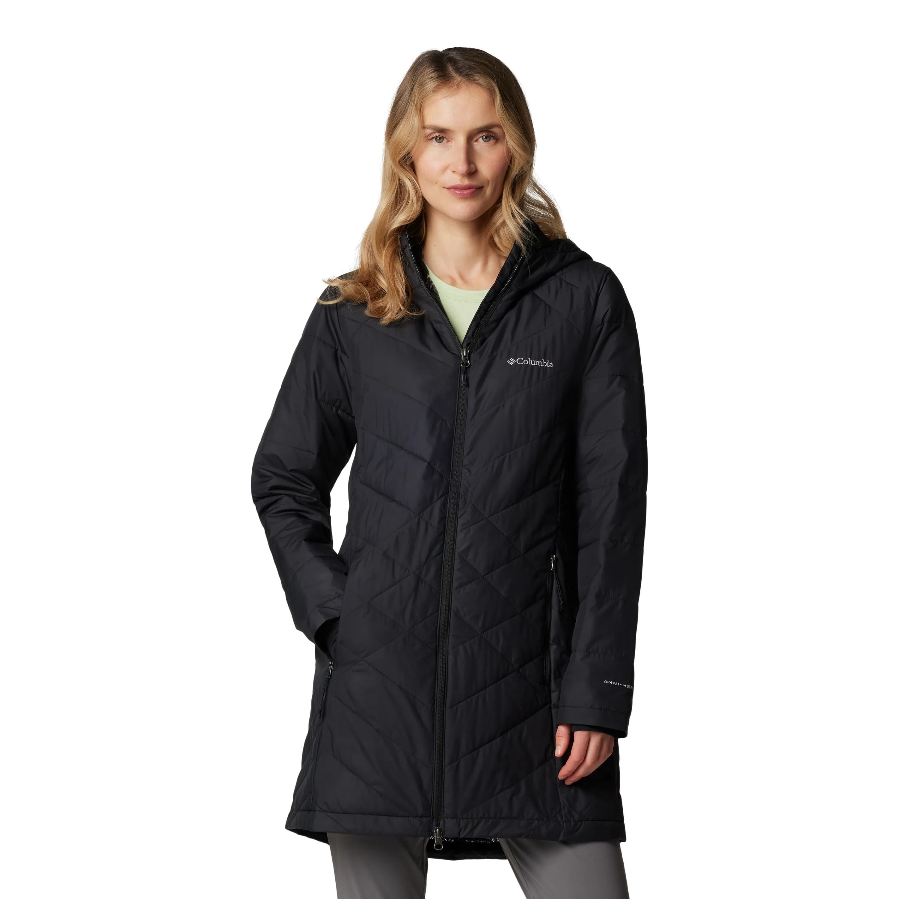 Columbia Women S Heavenly Long Hooded Jacket Black