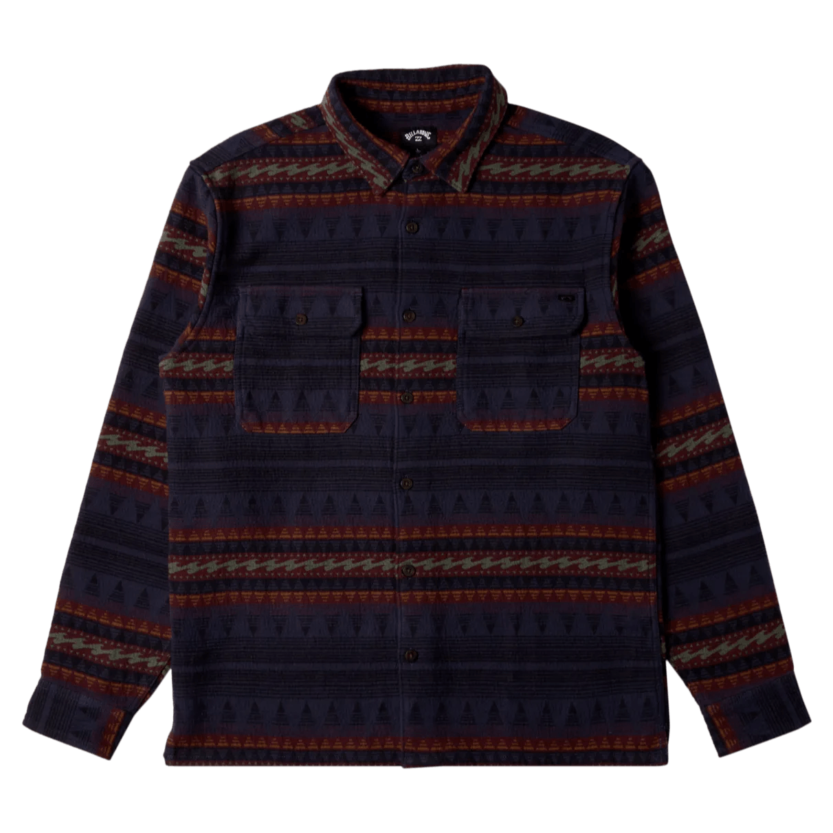 Billabong Offshore Jacquard Flannel Long Sleeve Shirt Men's