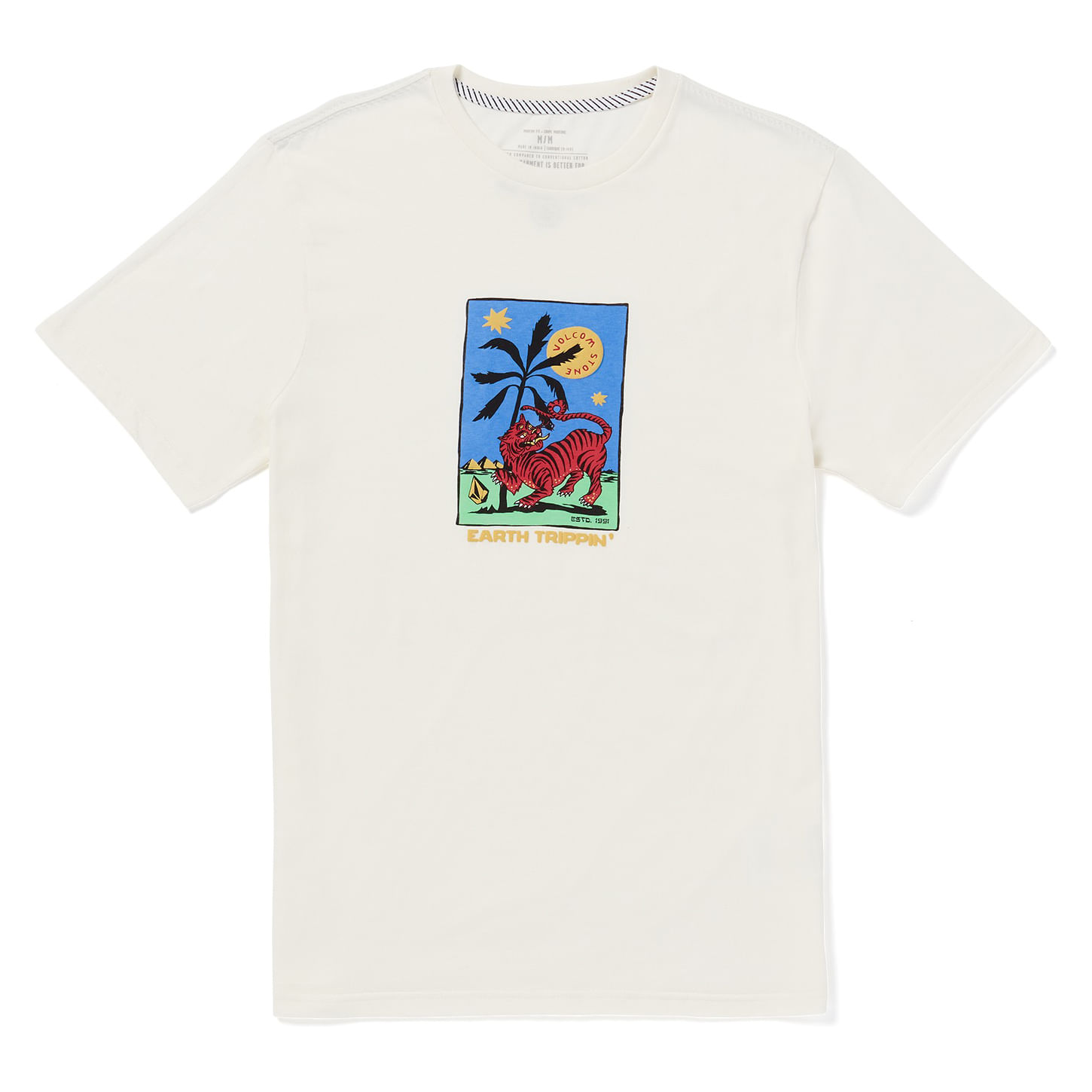 Volcom Tarot Tiger FTY Tee Shirt Volcom Tarot Tiger FTY Tee Shirt
