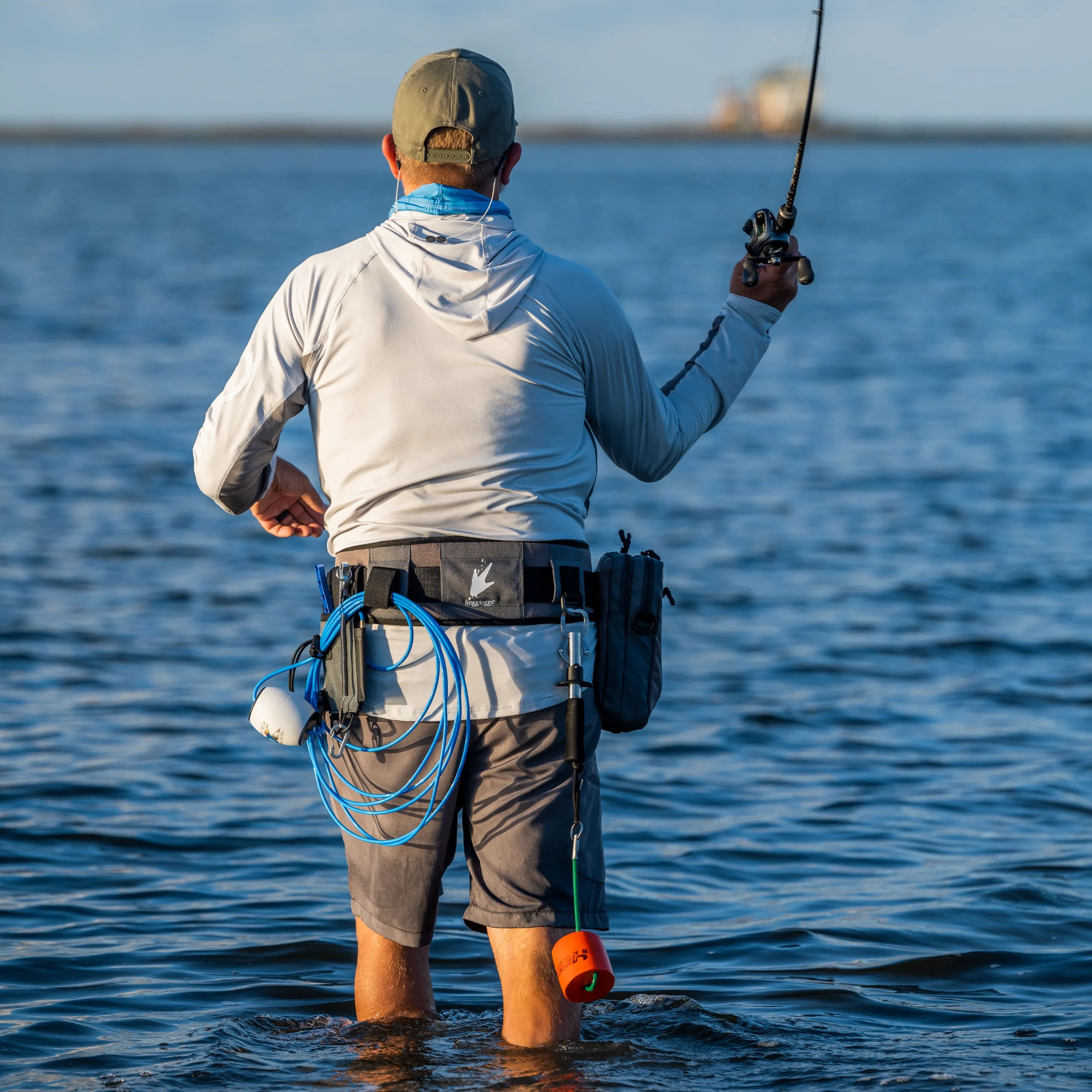 Frogg Toggs Tidal Sling Fishing Wading Belt - Lightweight Tackle Access For Anglers