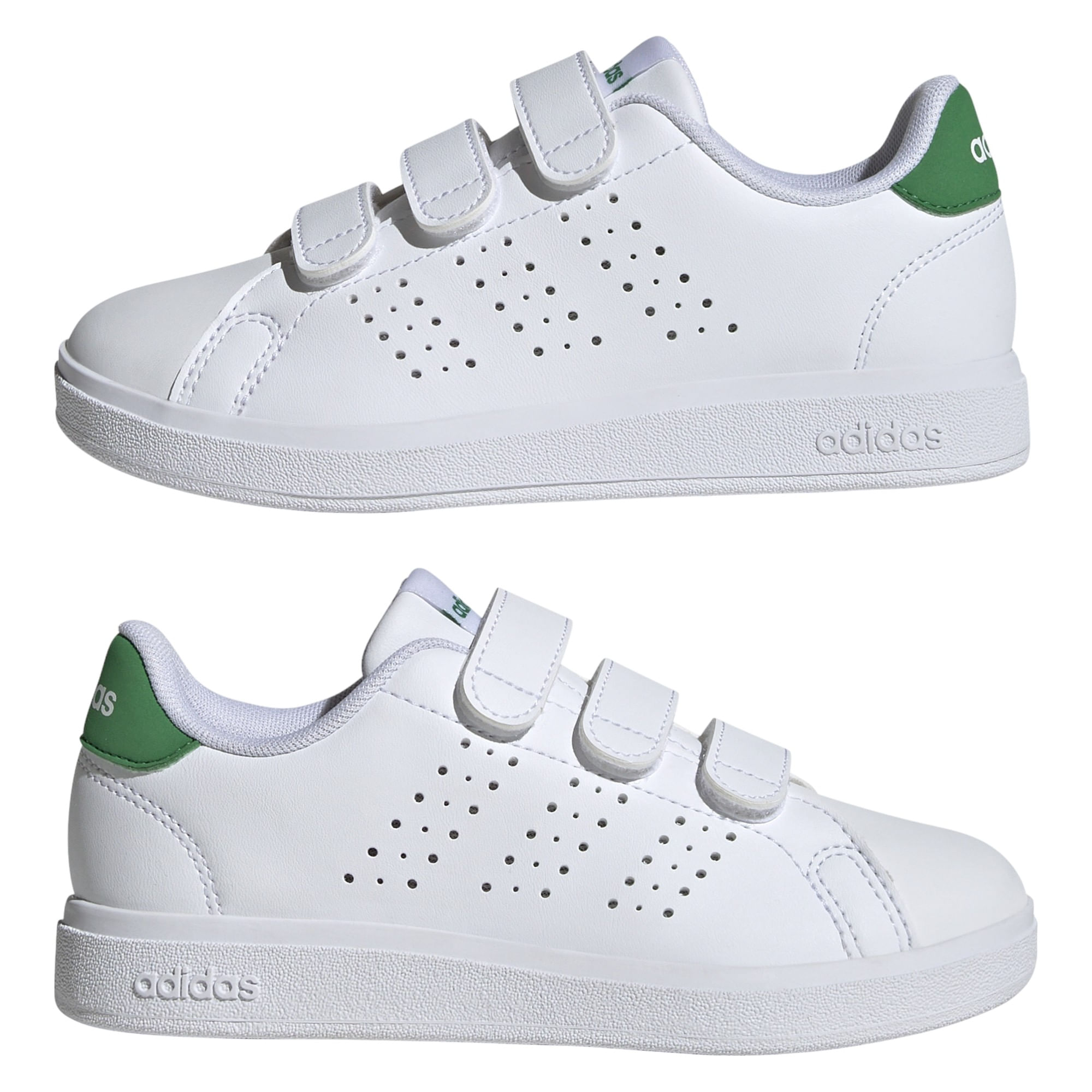 white adidas boys shoes