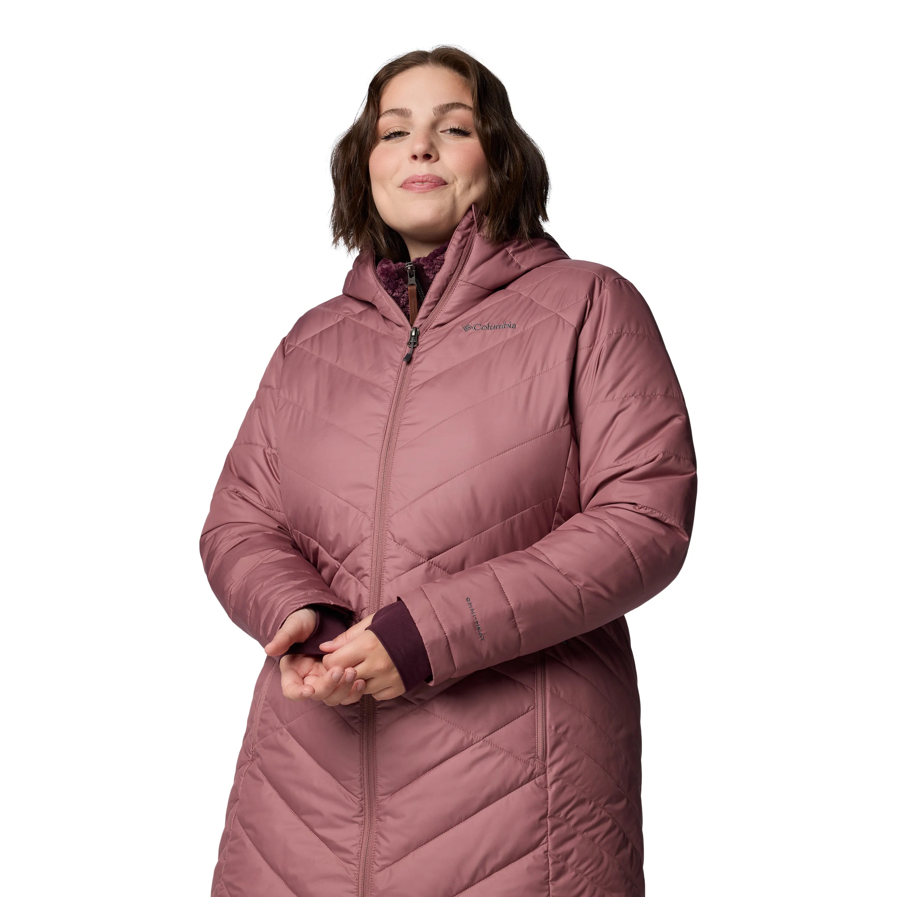 Water Resistant Women's Omni Heat Heavenly Hooded Jacket