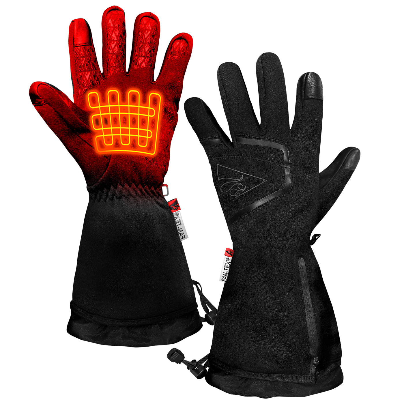 ActionHeat AA Battery Heated Featherweight Glove - Black S/M