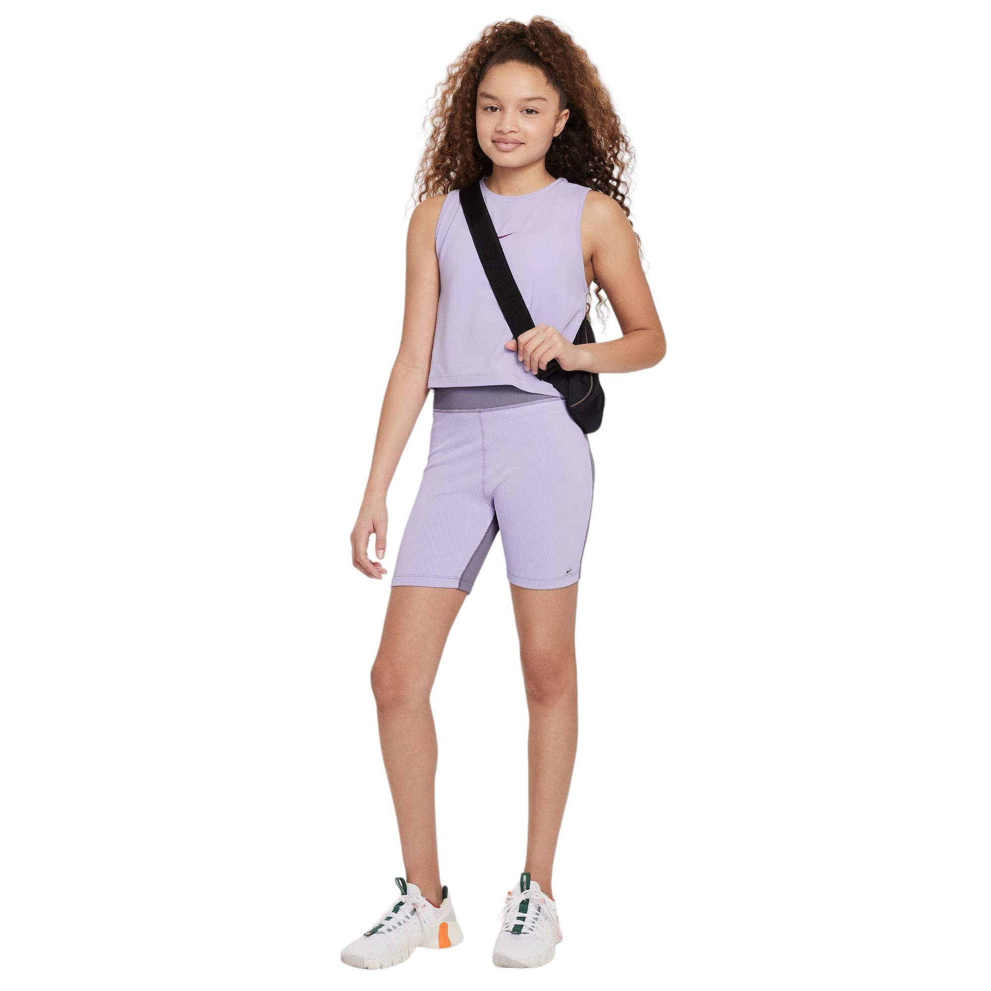 Kids Clothes Nike Purple Biker Shorts Nike Baby Girls Boxy Tie Dye