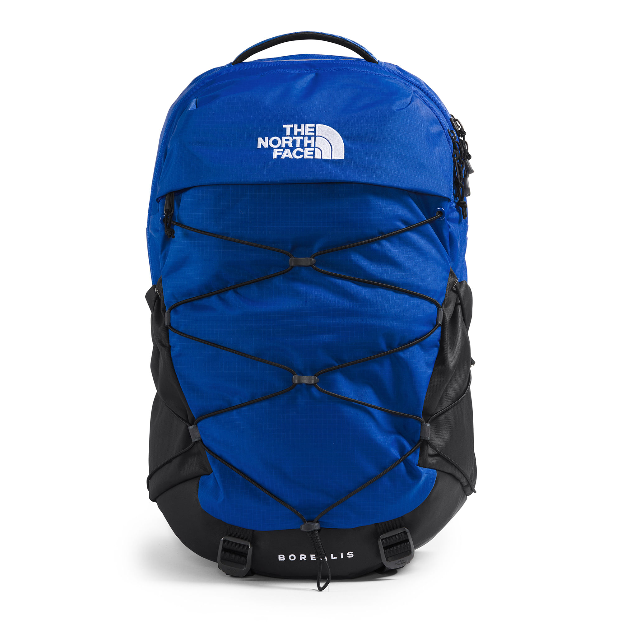 North face backpack blue and black on sale