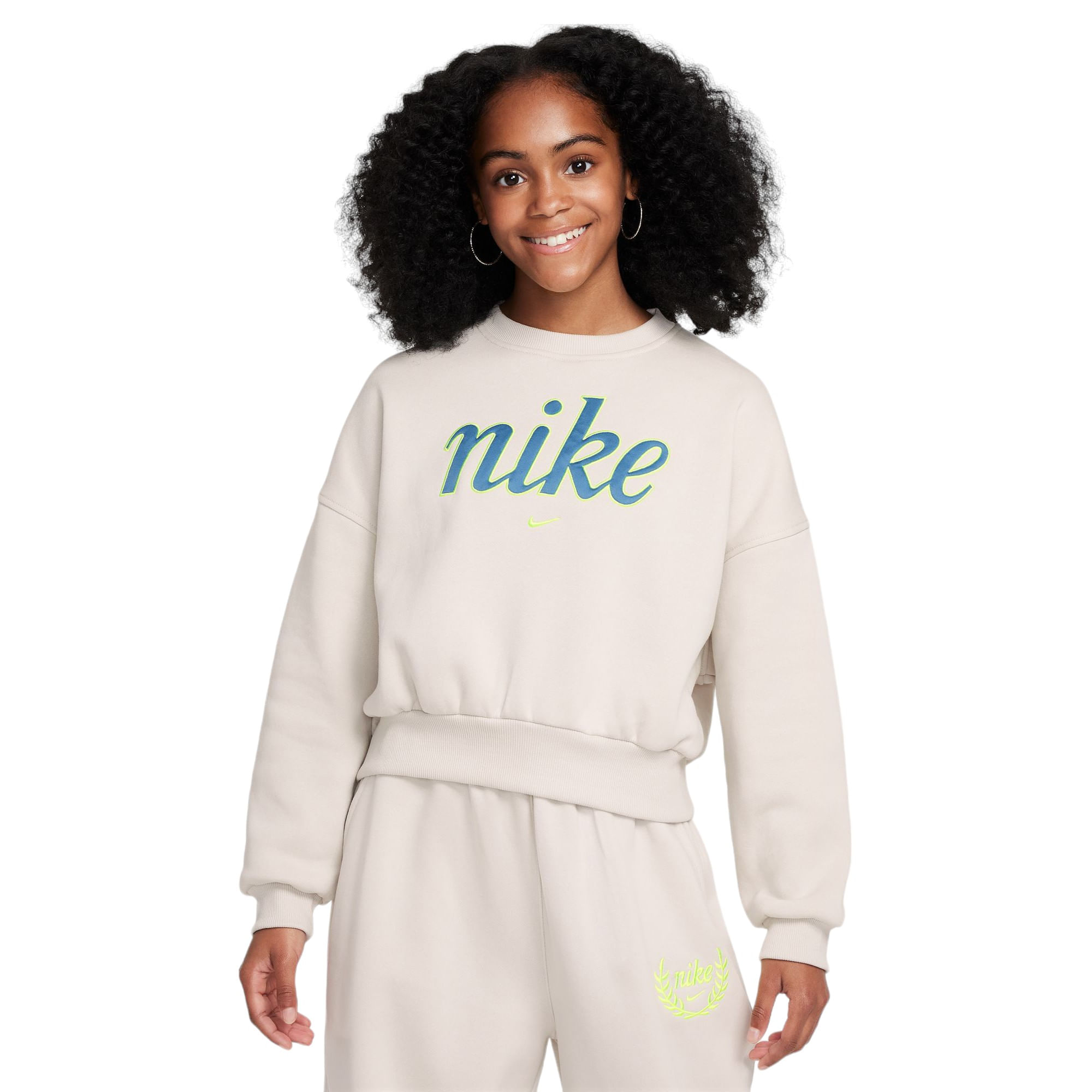 Nike Sportswear Club Fleece Boxy Crew-Neck Sweatshirt