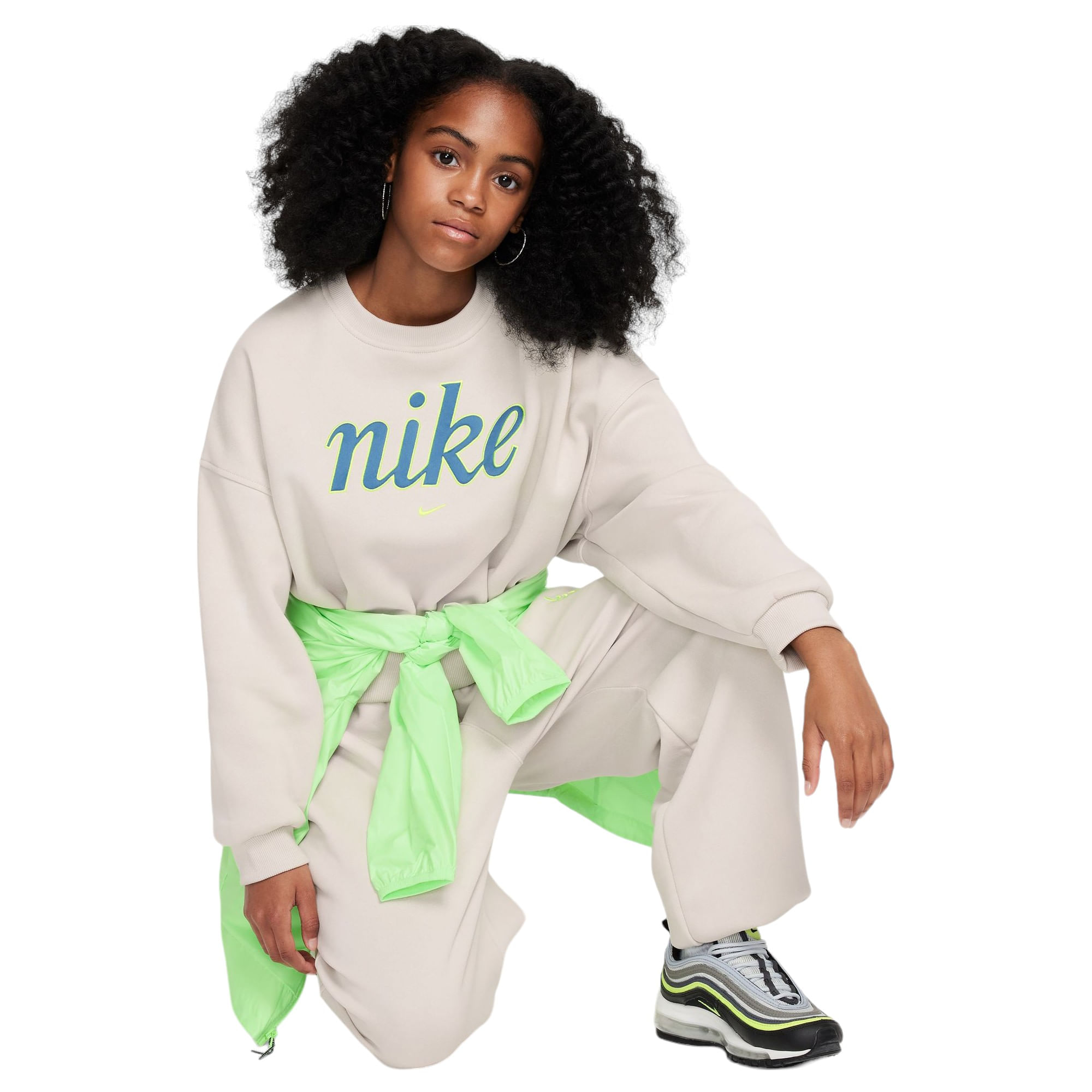 Nike Sportswear Club Fleece Boxy Crew-Neck Sweatshirt