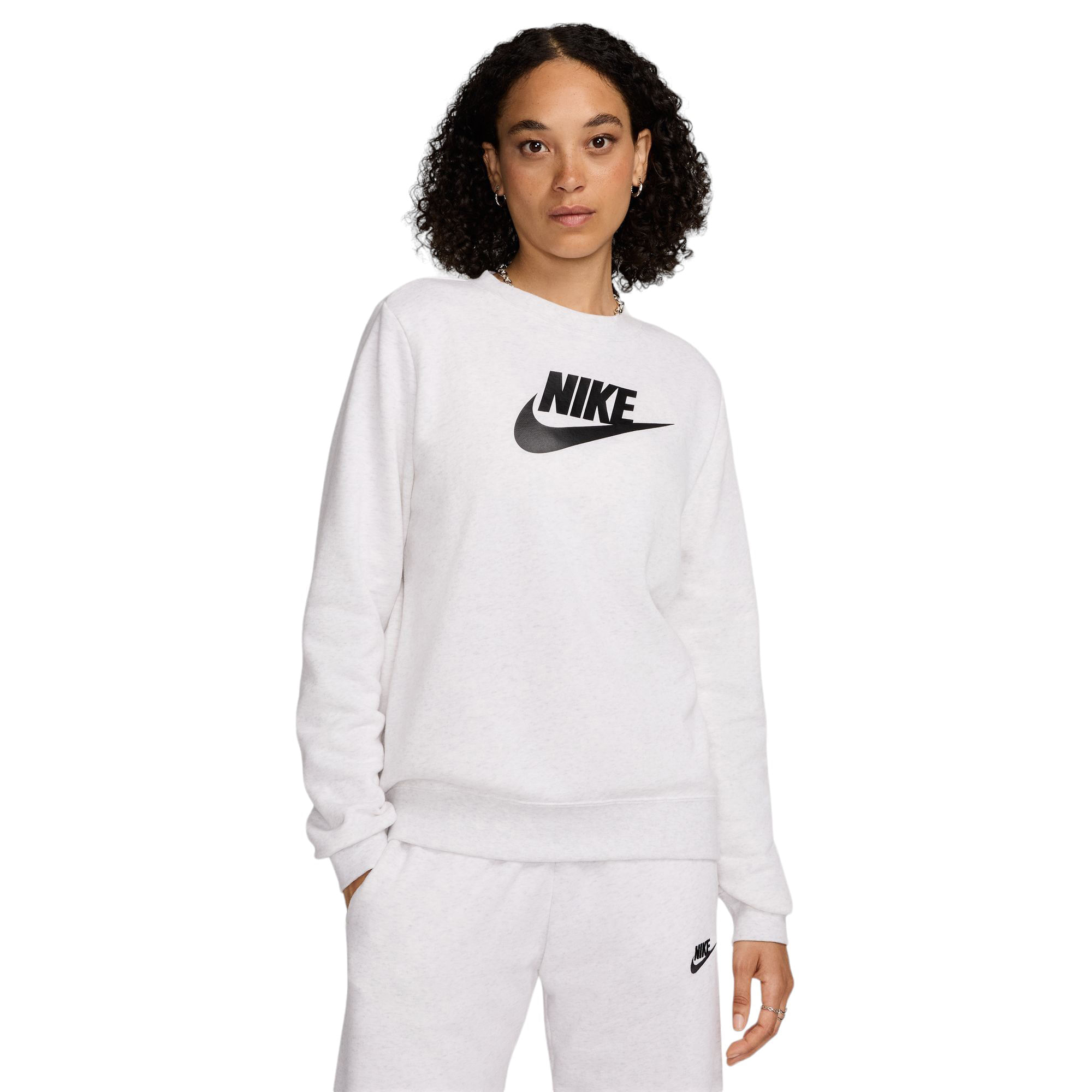Nike Sportswear Club Fleece Logo Crew-Neck Sweatshirt