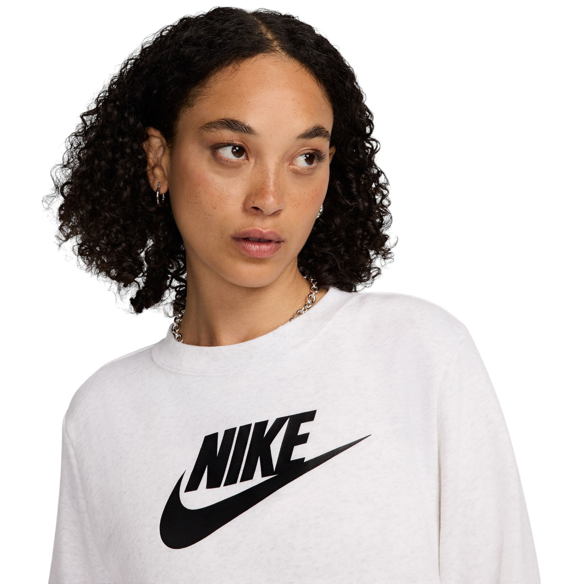 womens white nike crewneck