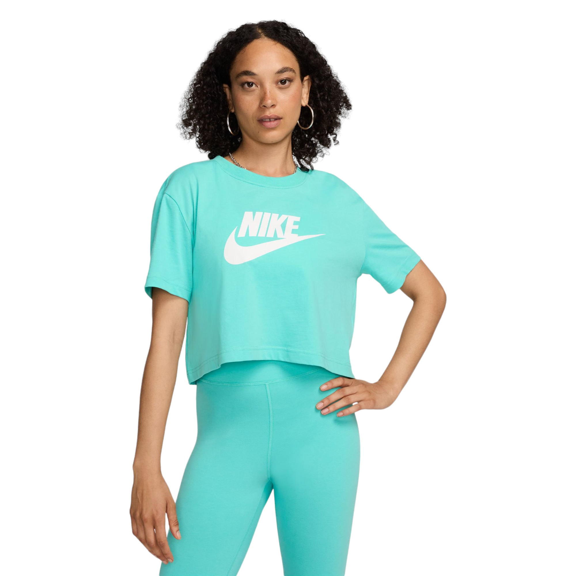 ナイキ Nike Sportswear Essential クラブ Cropped Logo T-shirt レディース シャツ トップス Game Nike Sportswear Essential Cropped Logo T-Shirt - Women's