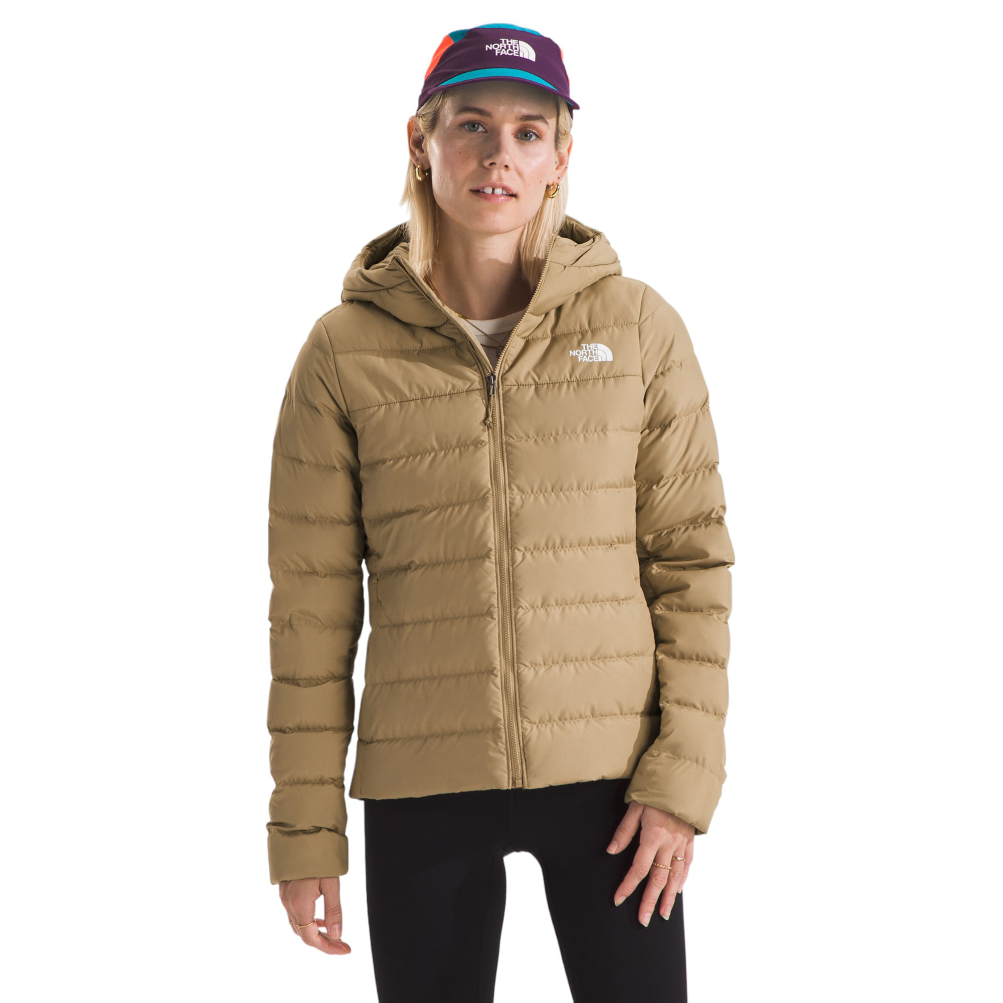 Khaki north face hoodie on sale