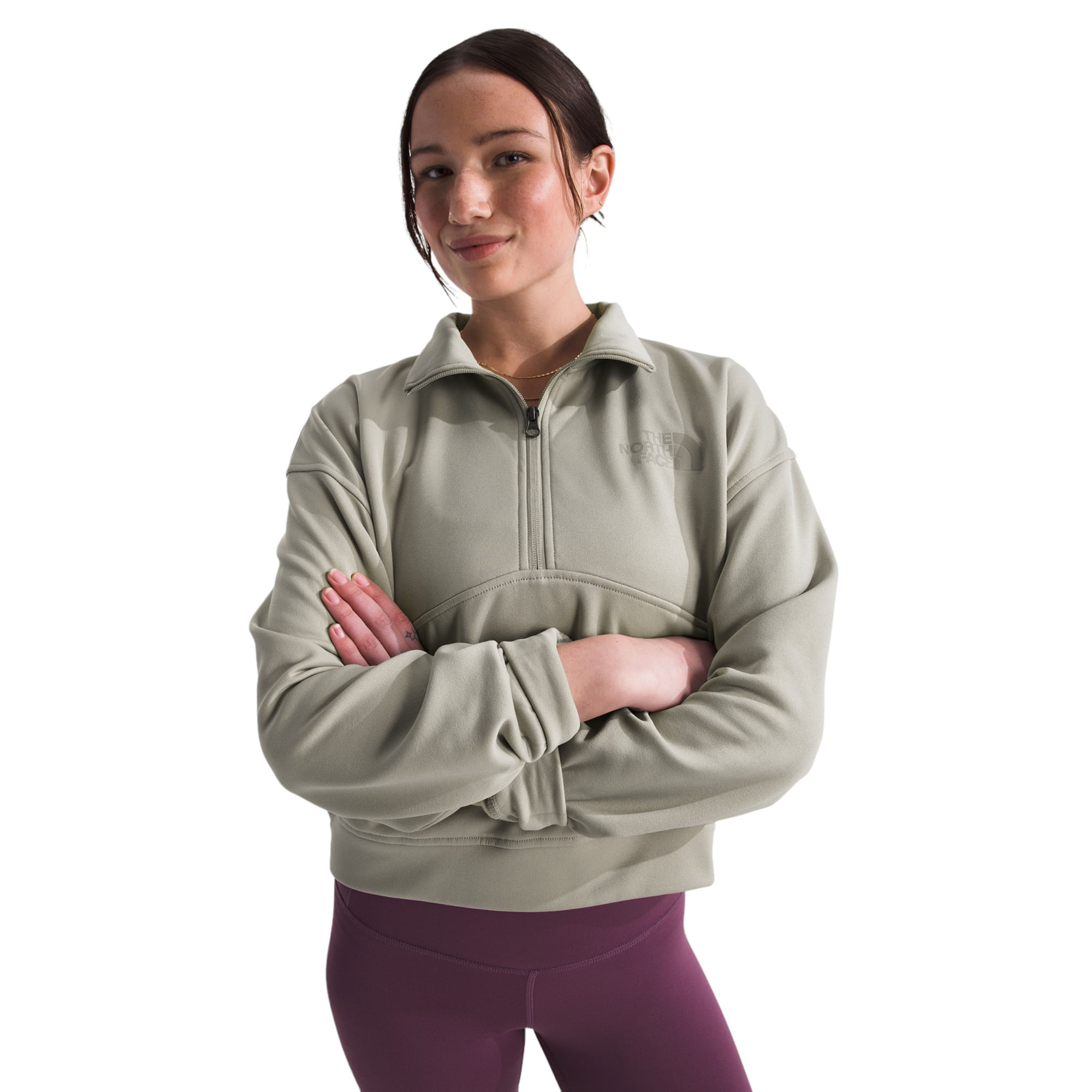 The North Face Women's Garment Dye Half Zip Hoodie