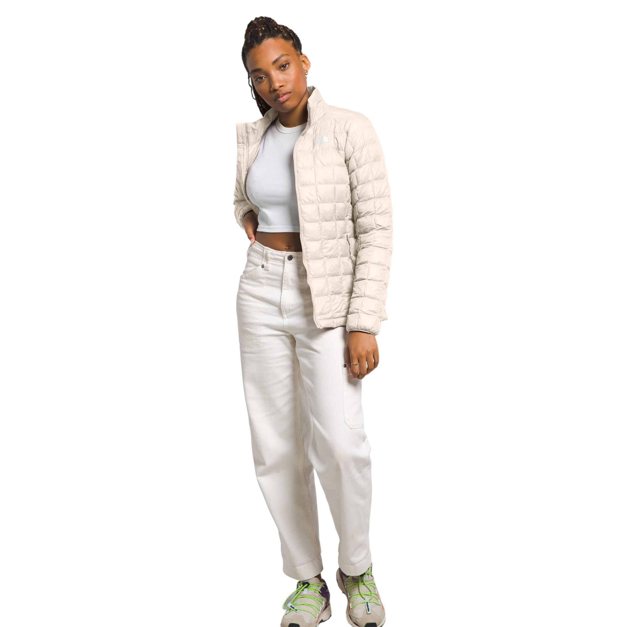 [NORTHFACE]★Women's FLUFFY ON BALL JACEKT★White Sand The North Face Thermoball Eco Jacket 2.0 - Women's - Als.com