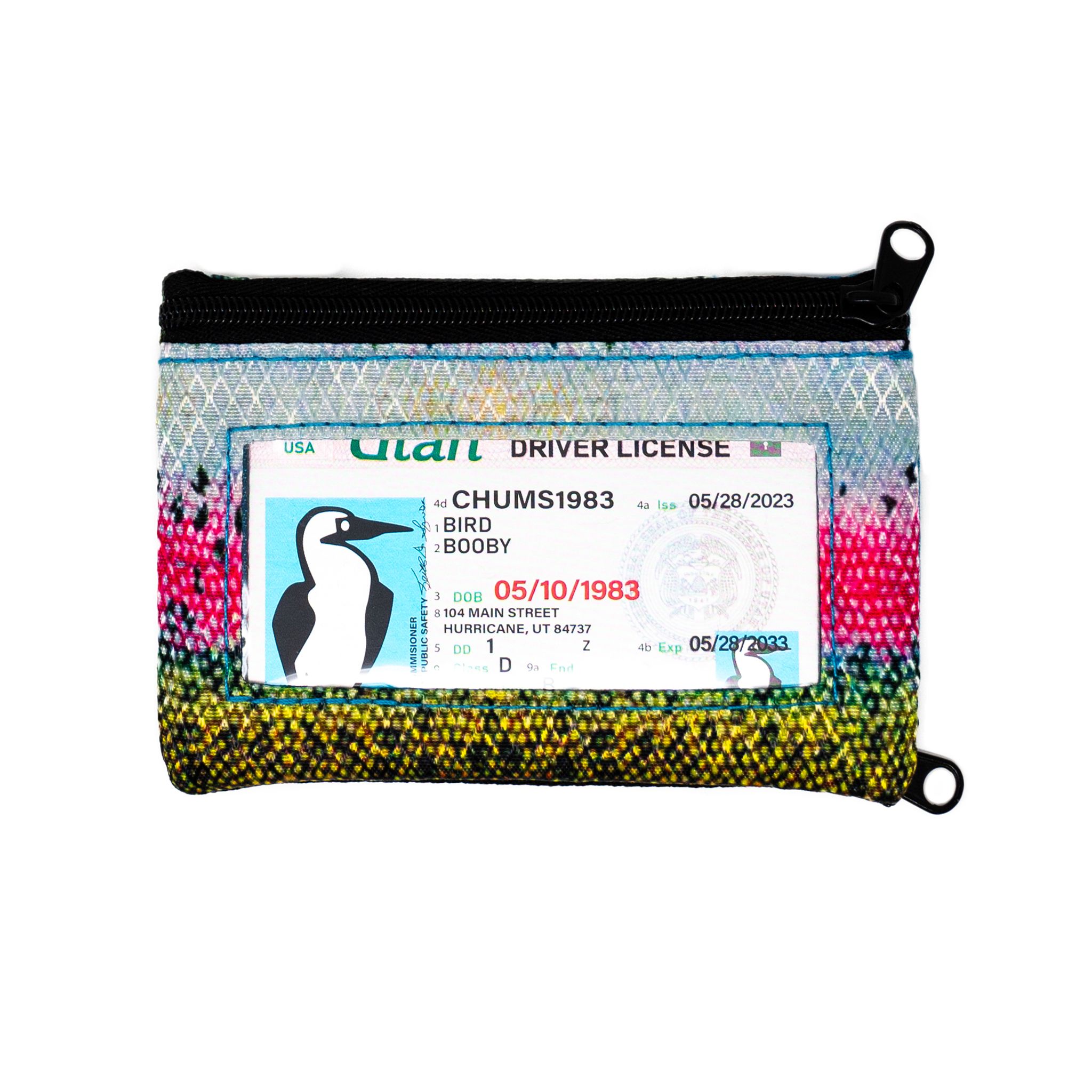 Chums Surfshorts LTD Wallet - Rainbow Trout