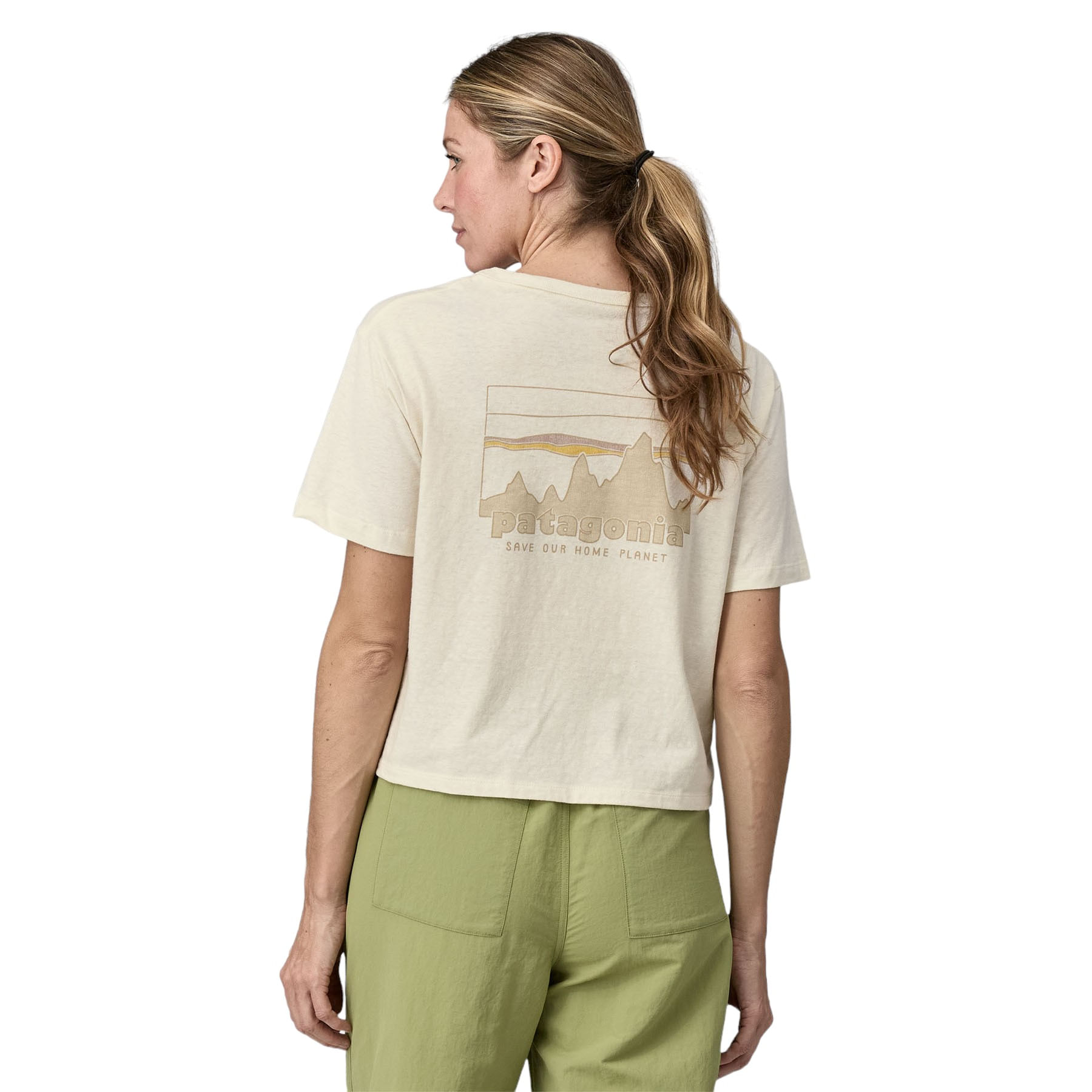 Patagonia '73 Skyline Easy Cut Responsibili-tee Shirt - Women's - Birch White S