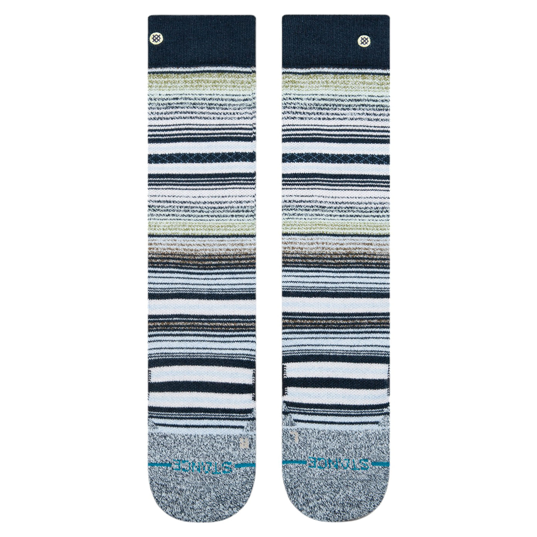 Stance Curren Wool Snow Over the Calf Sock - Kids' - Ice Blue M