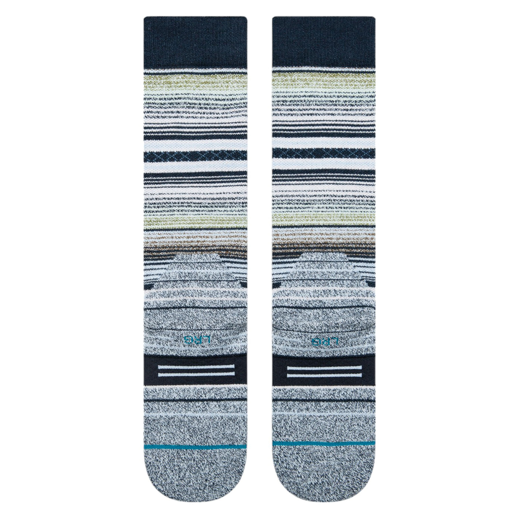 Stance Curren Wool Snow Over the Calf Sock - Kids' - Ice Blue M