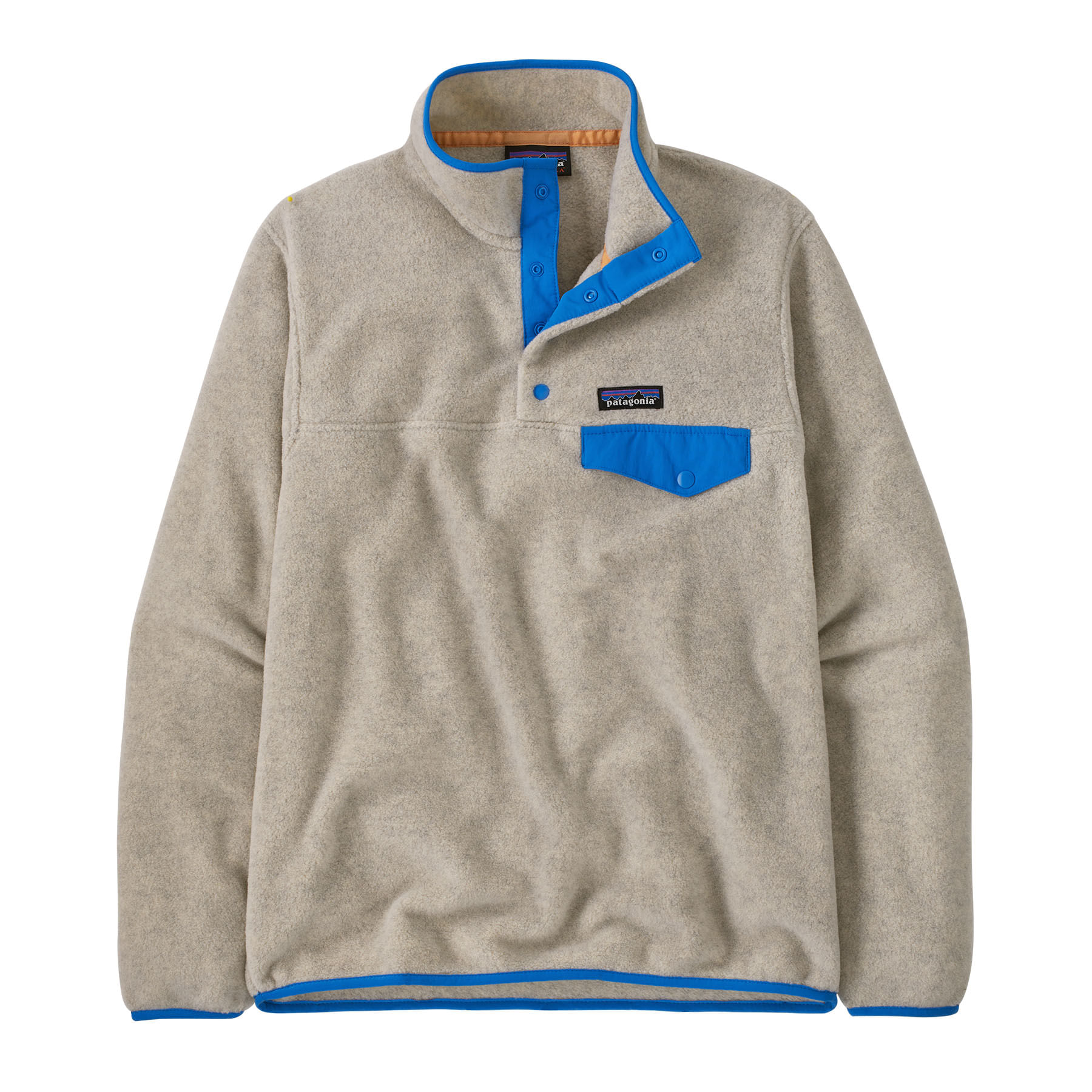 Patagonia-Lightweight-Synchilla-Snap-t-Fleece-Pullover---Women-s-Oatmeal-Heather---Vessel-Blue