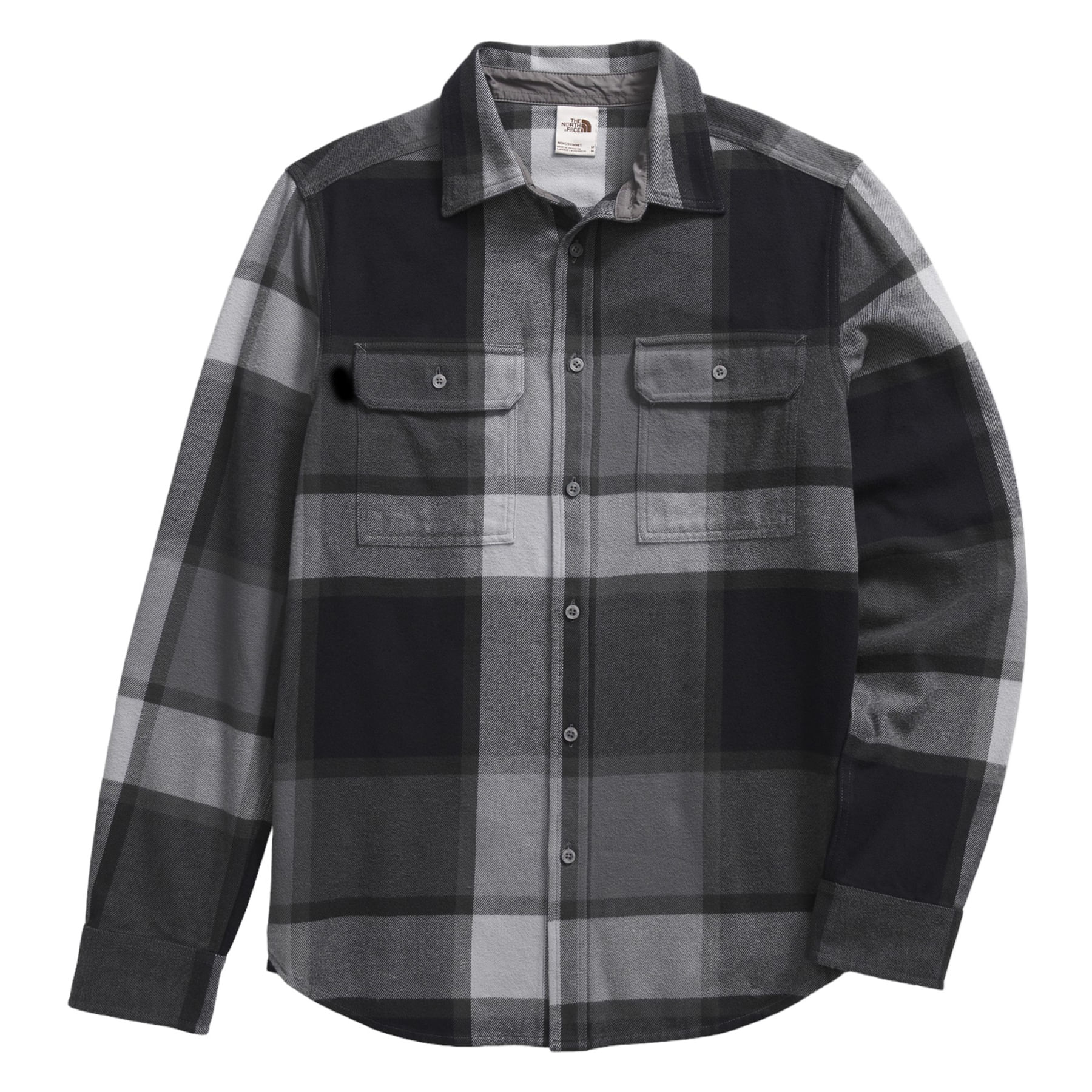 The-North-Face-Arroyo-Flannel-Shirt---Men-s-Smoked-Pearl-Macro-Plaid
