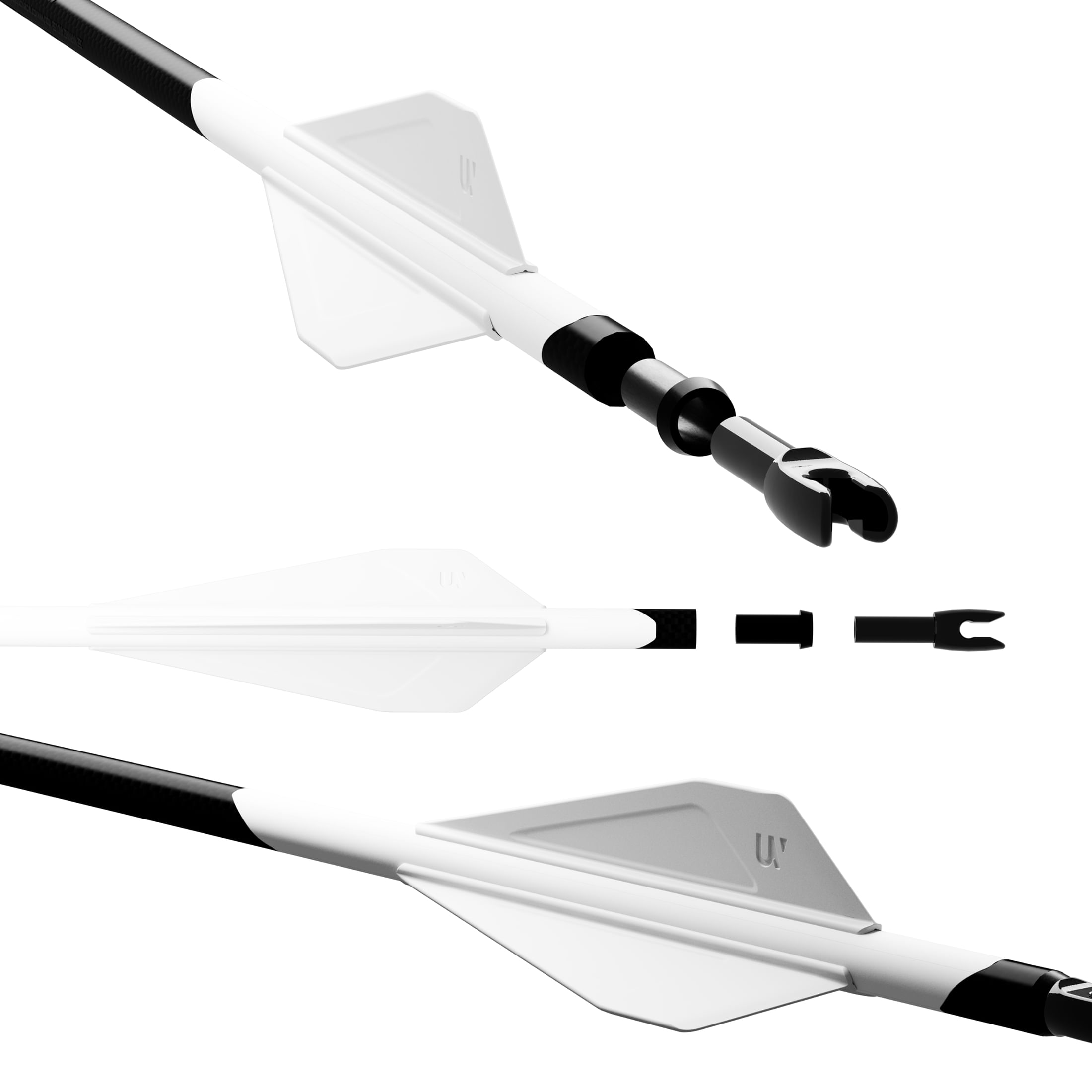 FLECHA 約80cm ULTRAVIEW UV 1k Fletched Arrows (6 Pack) - Als.com