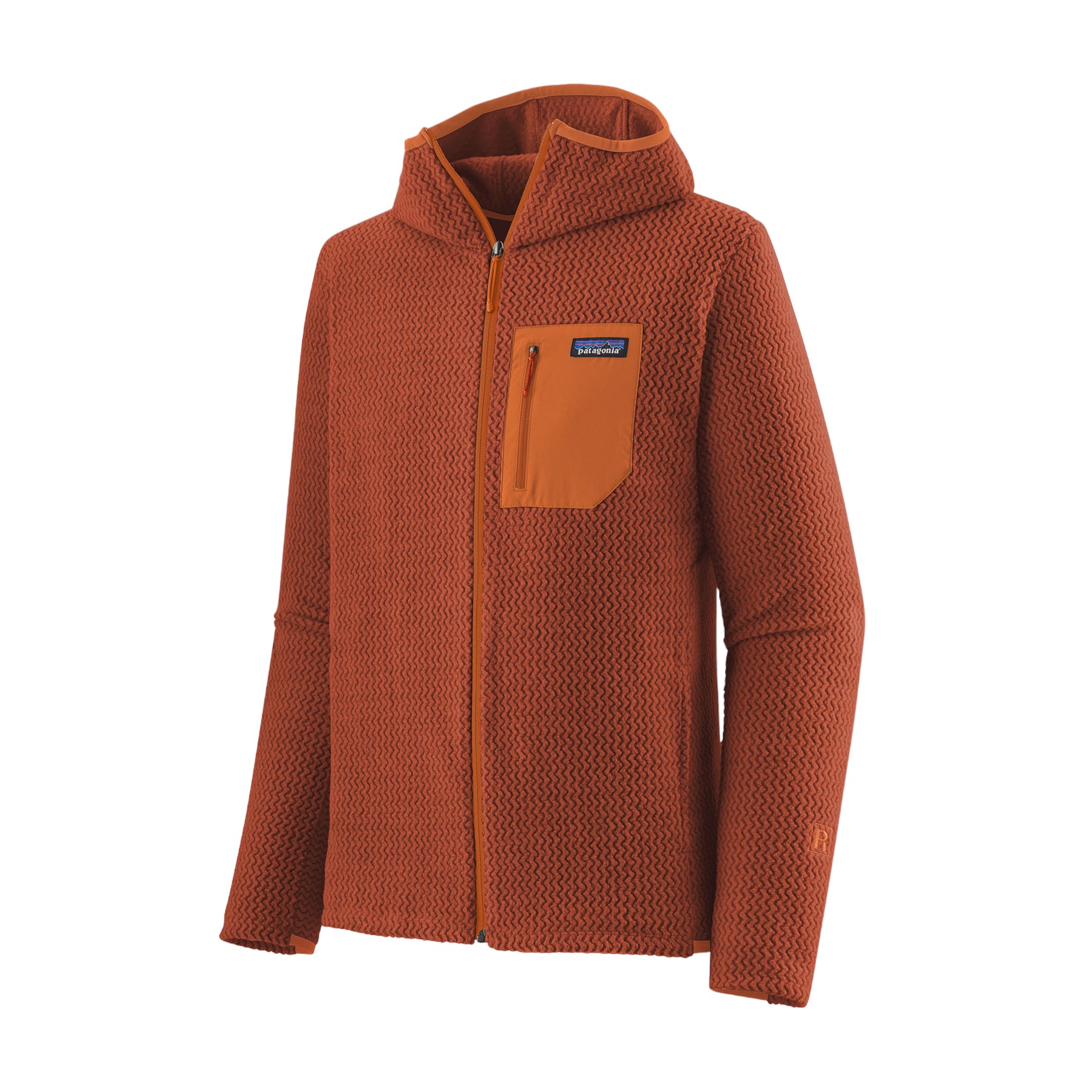 Patagonia Men's R1 newest Pullover Sandhill Rust XL Quarter Zip Regulator Fleece Orange