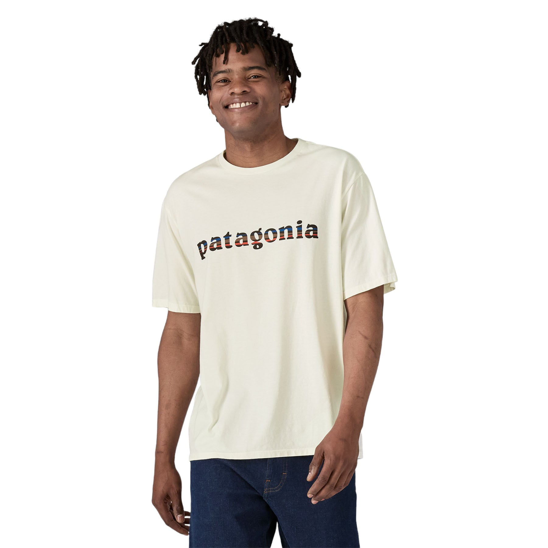 Patagonia '73 Text Logo Organic T-Shirt - Men's - Als.com