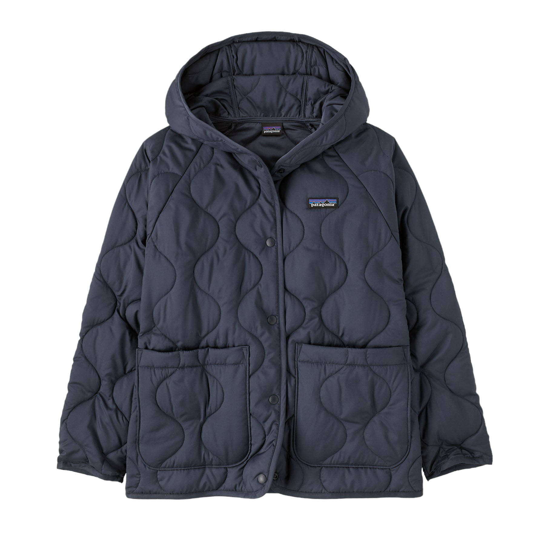 Patagonia Quilted Puffer Jacket - Kids' - Smolder Blue XL – image 1 of 5