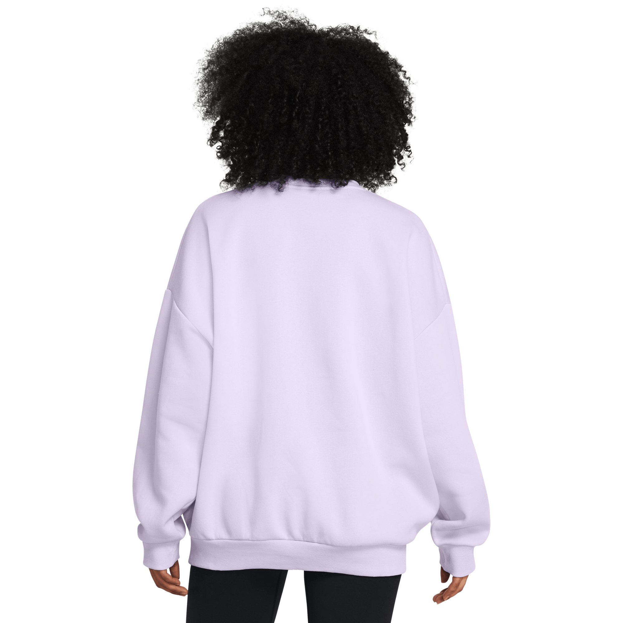 Under Armour Rival Fleece Oversized Crew - Women's - Salt Purple, White M – image 4 of 4