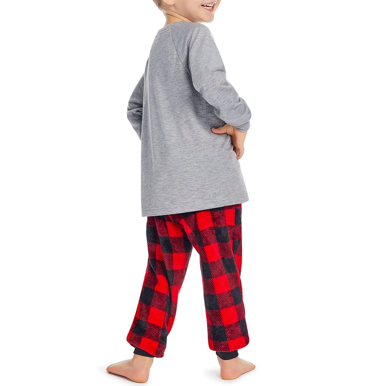 Holiday FamJams Long Sleeve Fleece Pajama Set - Blue Bear 10 – image 2 of 5