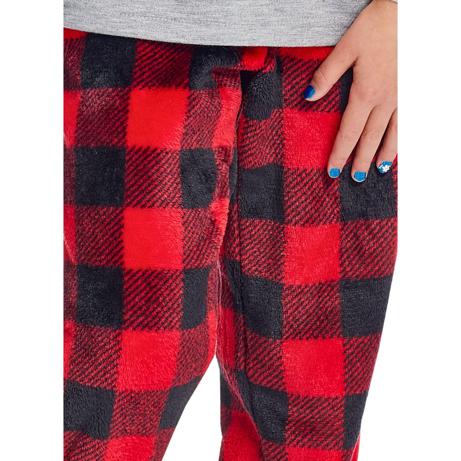 Holiday FamJams Long Sleeve Fleece Pajama Set - Blue Bear 10 – image 4 of 5