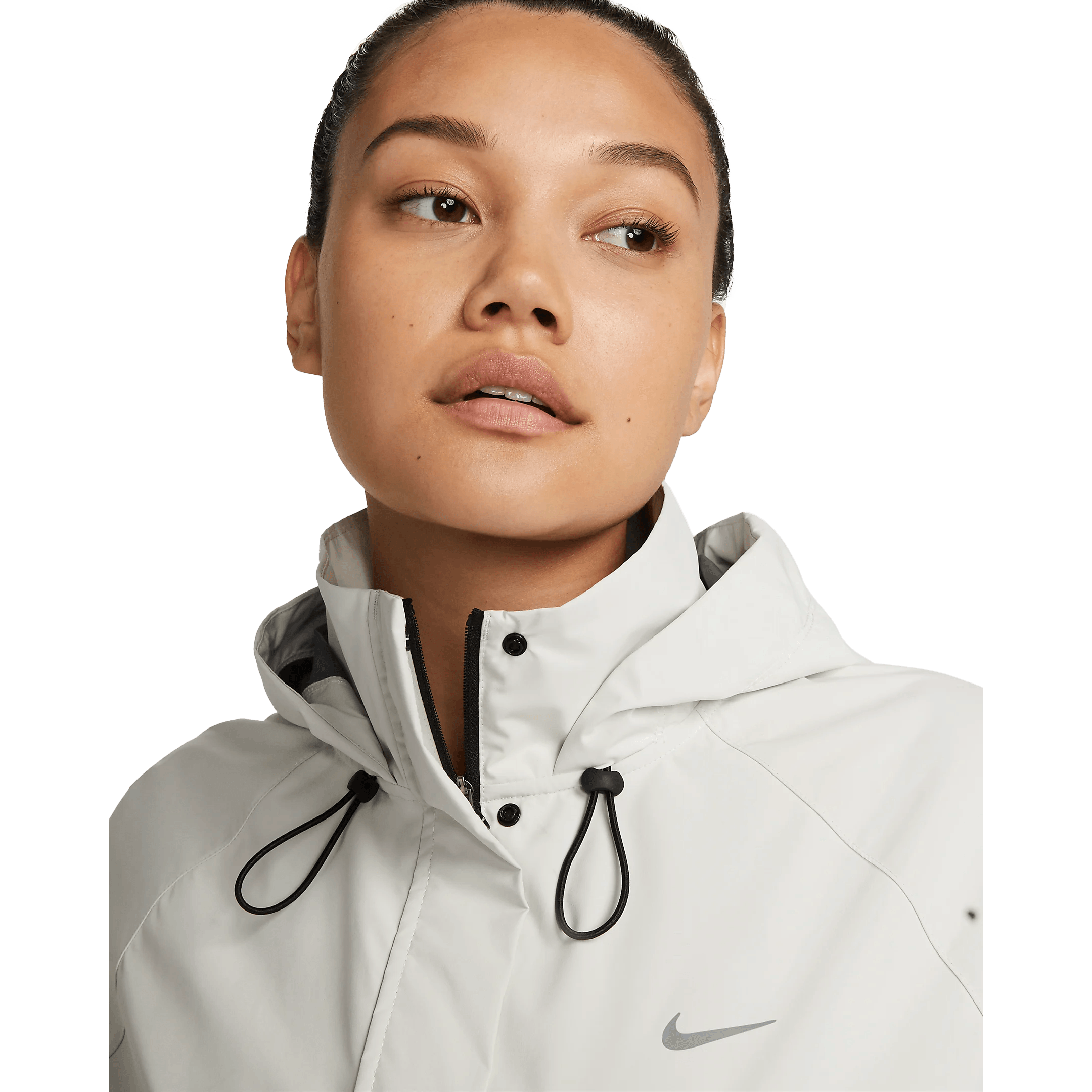 Nike transparent running jacket best sale