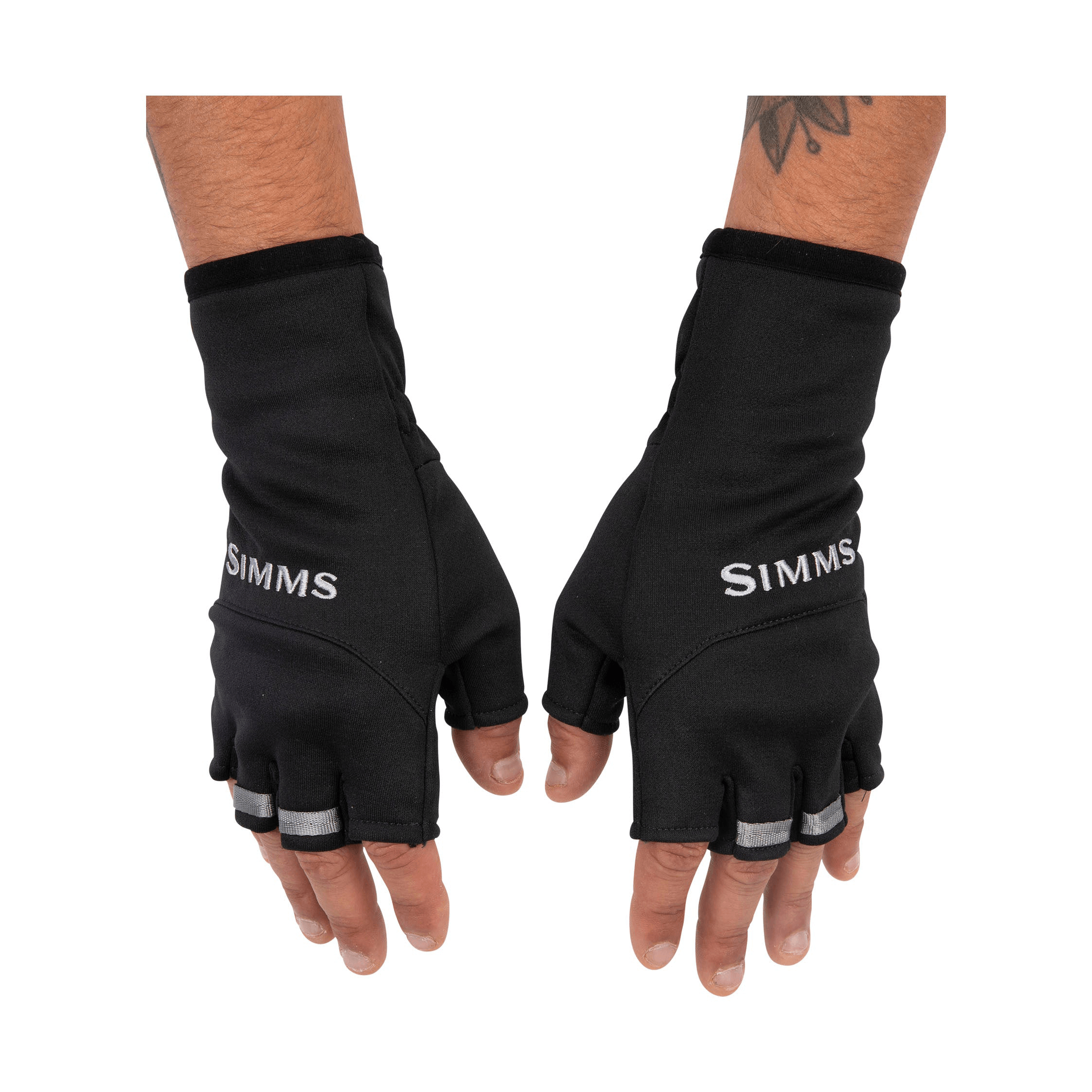 Simms Freestone Half-finger Glove - Black L