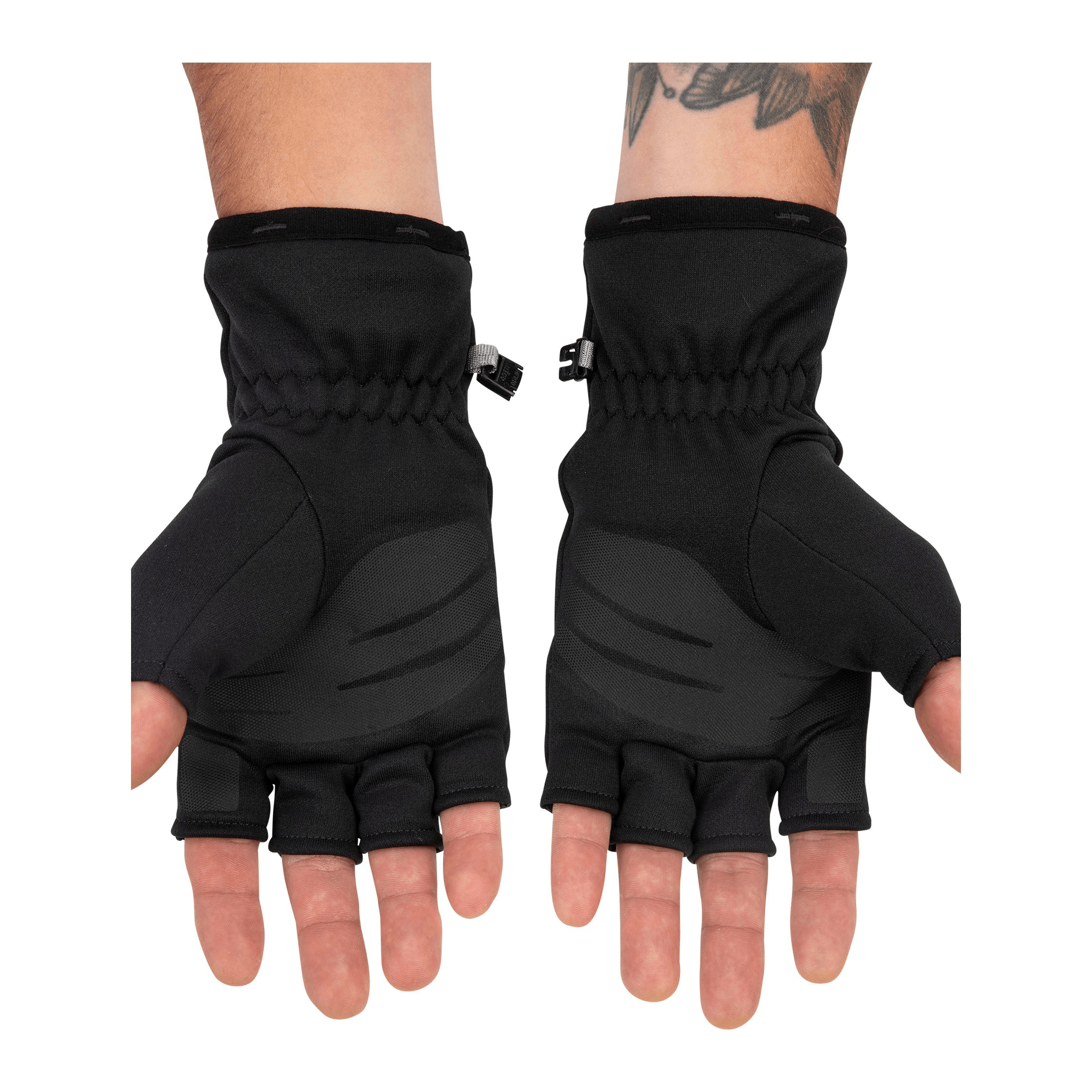 Simms Freestone Half-finger Glove - Black L