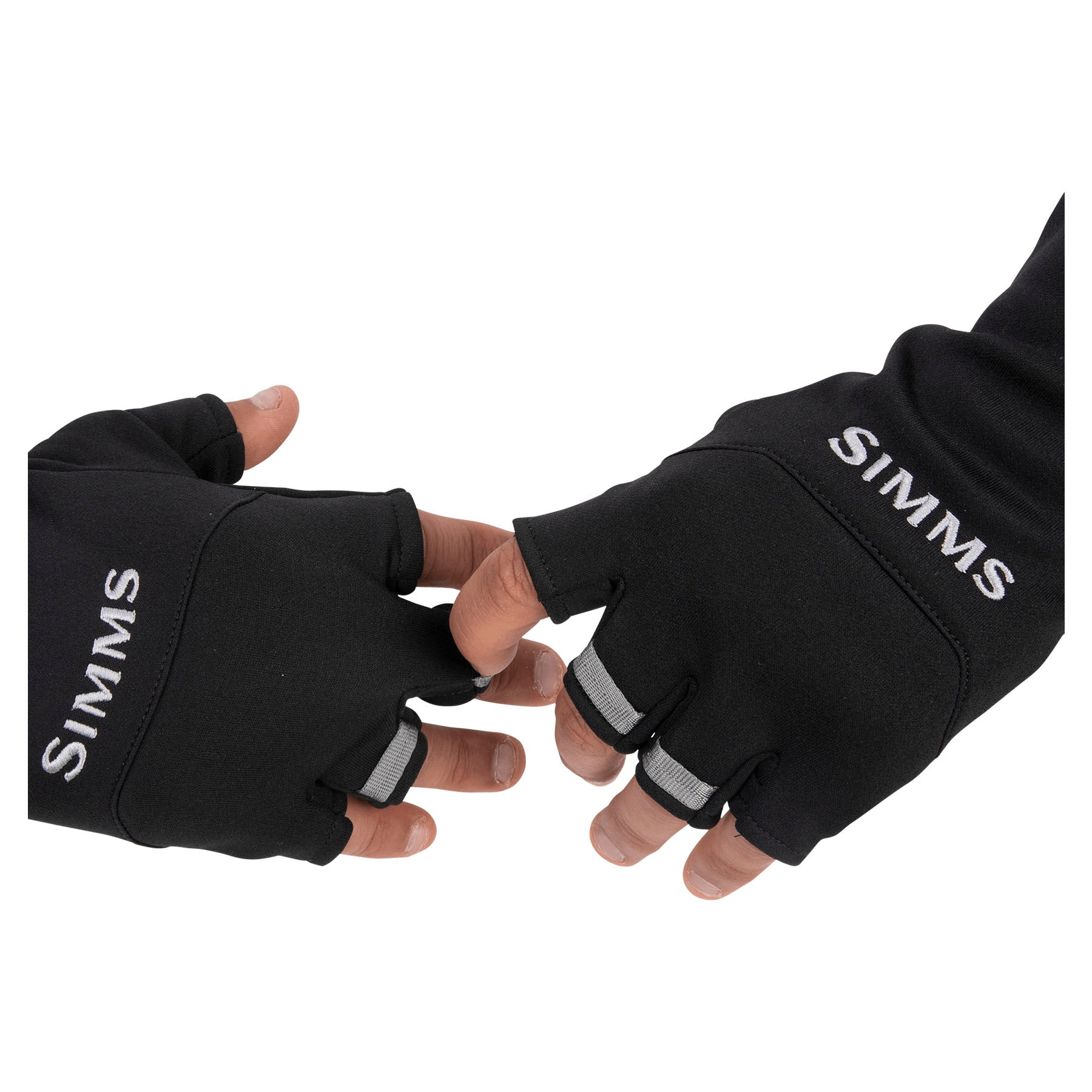 Simms Freestone Half-finger Glove - Black L