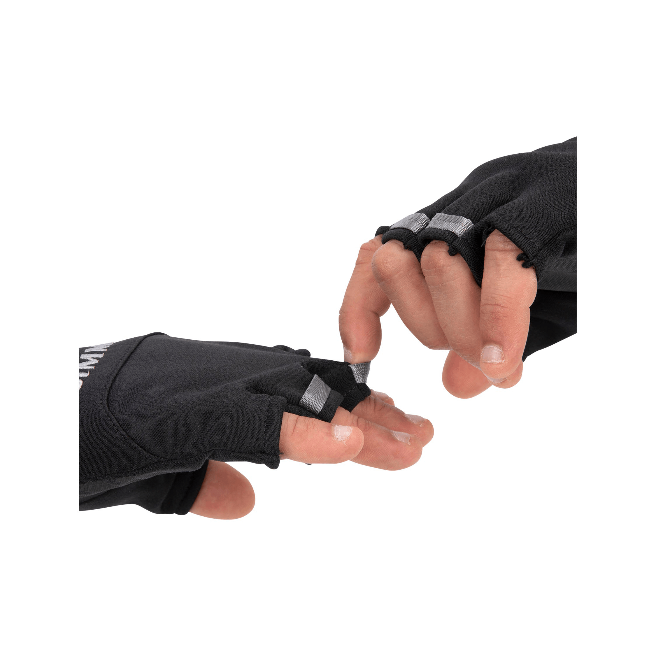 Simms Freestone Half-finger Glove - Black L