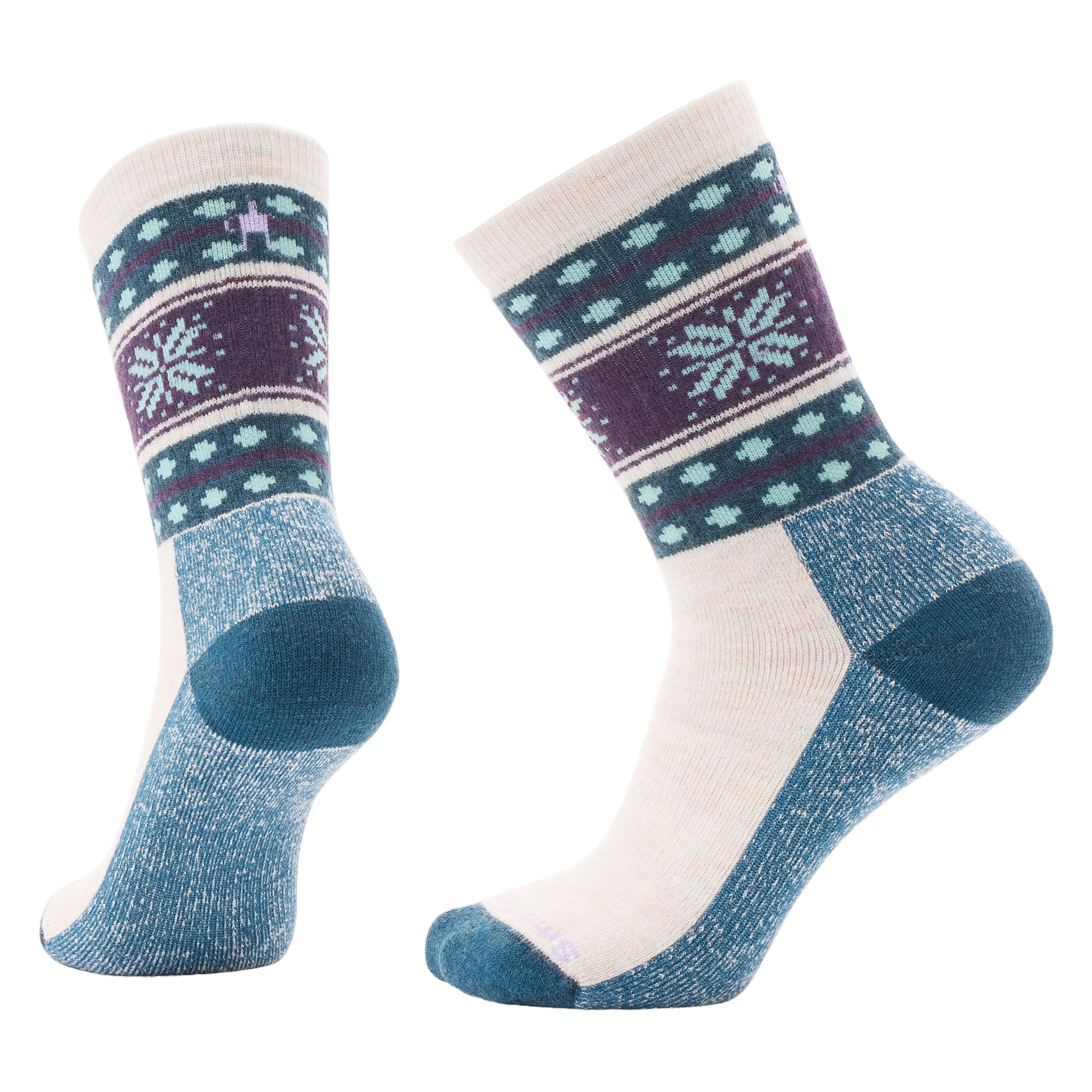 SMARTW-EVRYDY-SNWFLKE-DRM-CREW-SOCKS-Moonbeam
