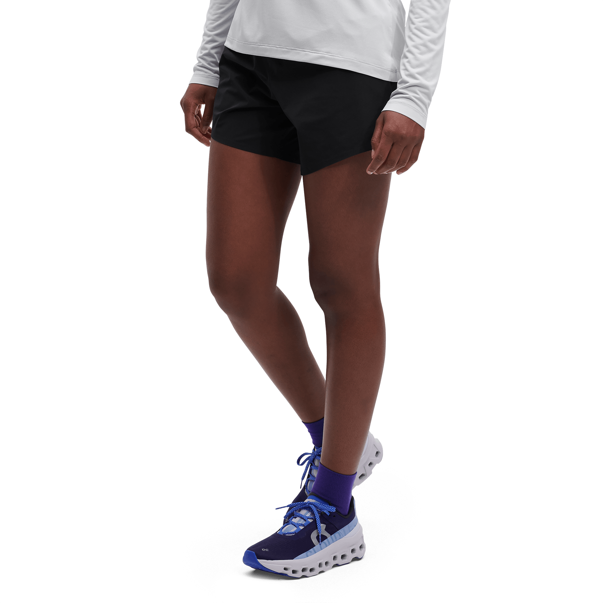 未使用 オンOn Running Shorts W Cerulean Black Women's Running Shorts | Blue & Black | On Japan