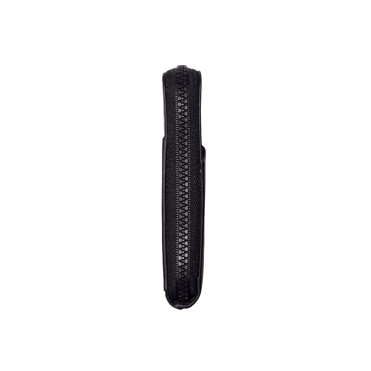 Thread Zipper Wallet - Black