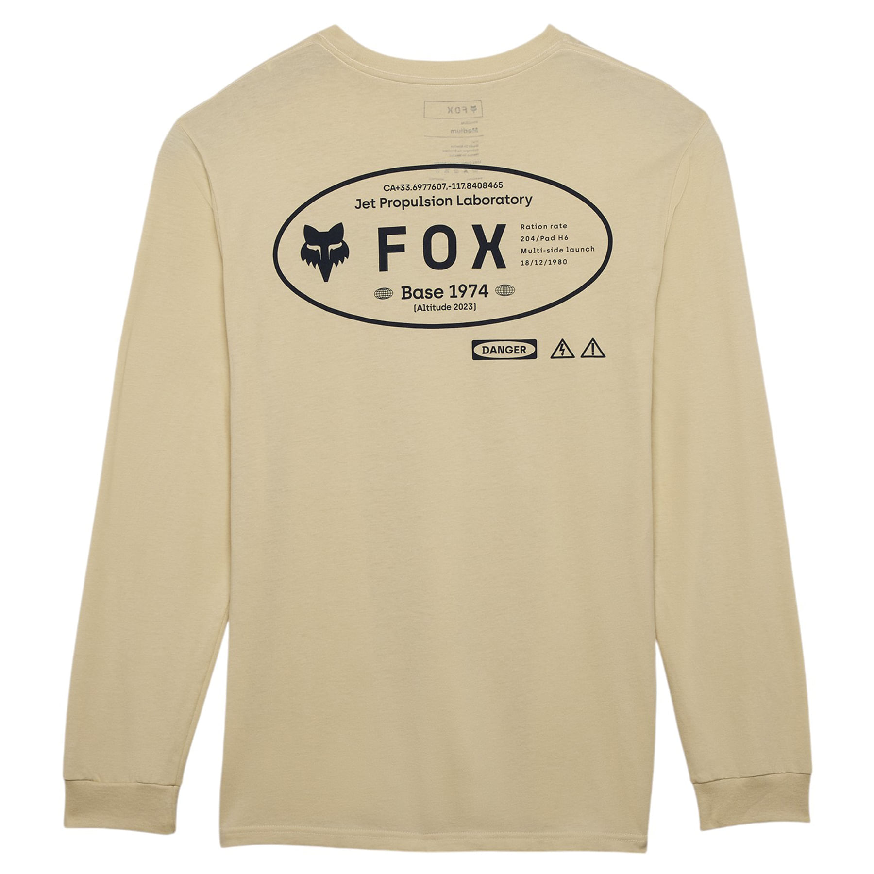 FOX-SHIRT-STAMPED-LS-PREM-Cream