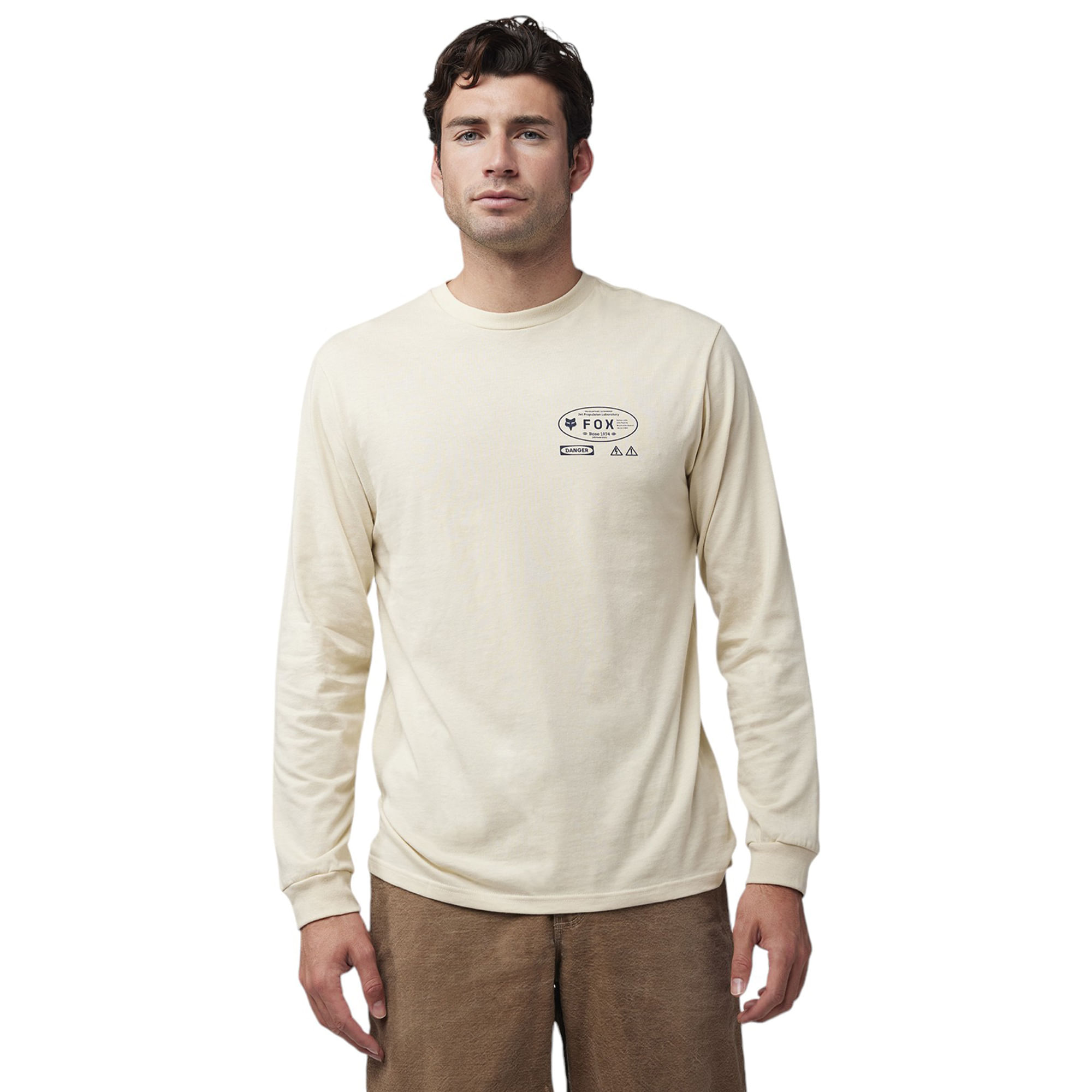 FOX-SHIRT-STAMPED-LS-PREM-Cream