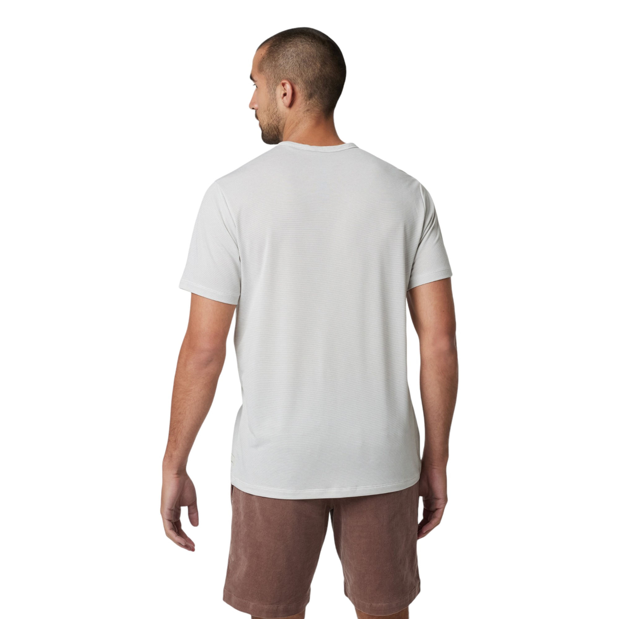 Vuori Short Sleeve Marina Stripe Tee - Men's - Als.com