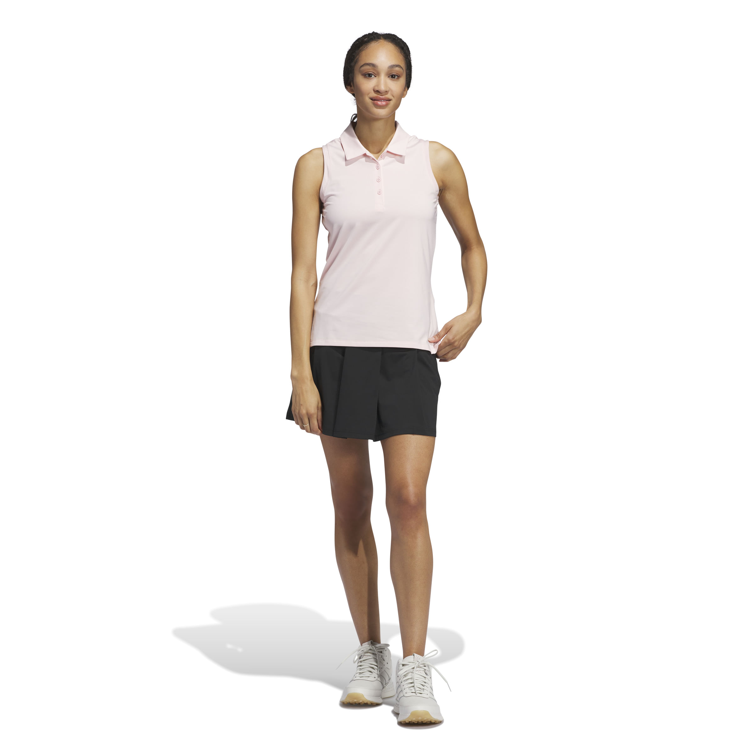 adidas Ultimate365 Solid Sleeveless Polo Shirt - Women's