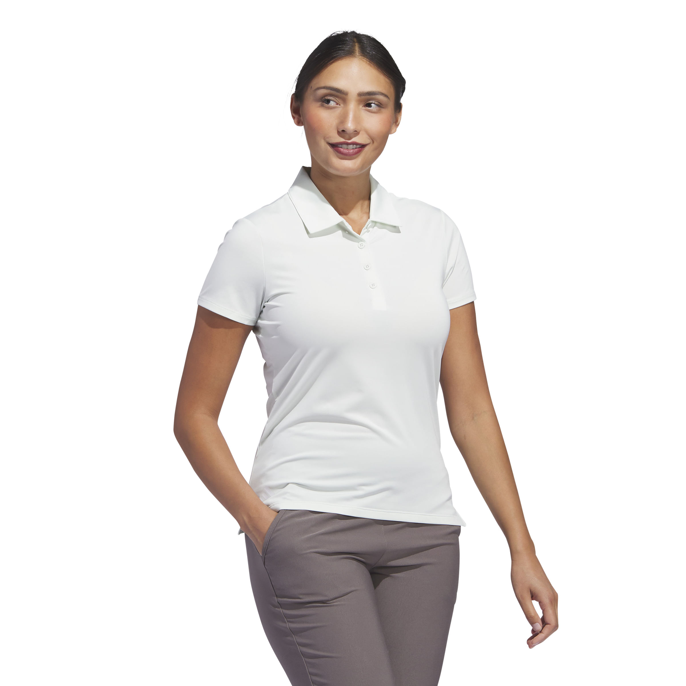 adidas Ultimate365 Solid Short Sleeve Polo Shirt Women's