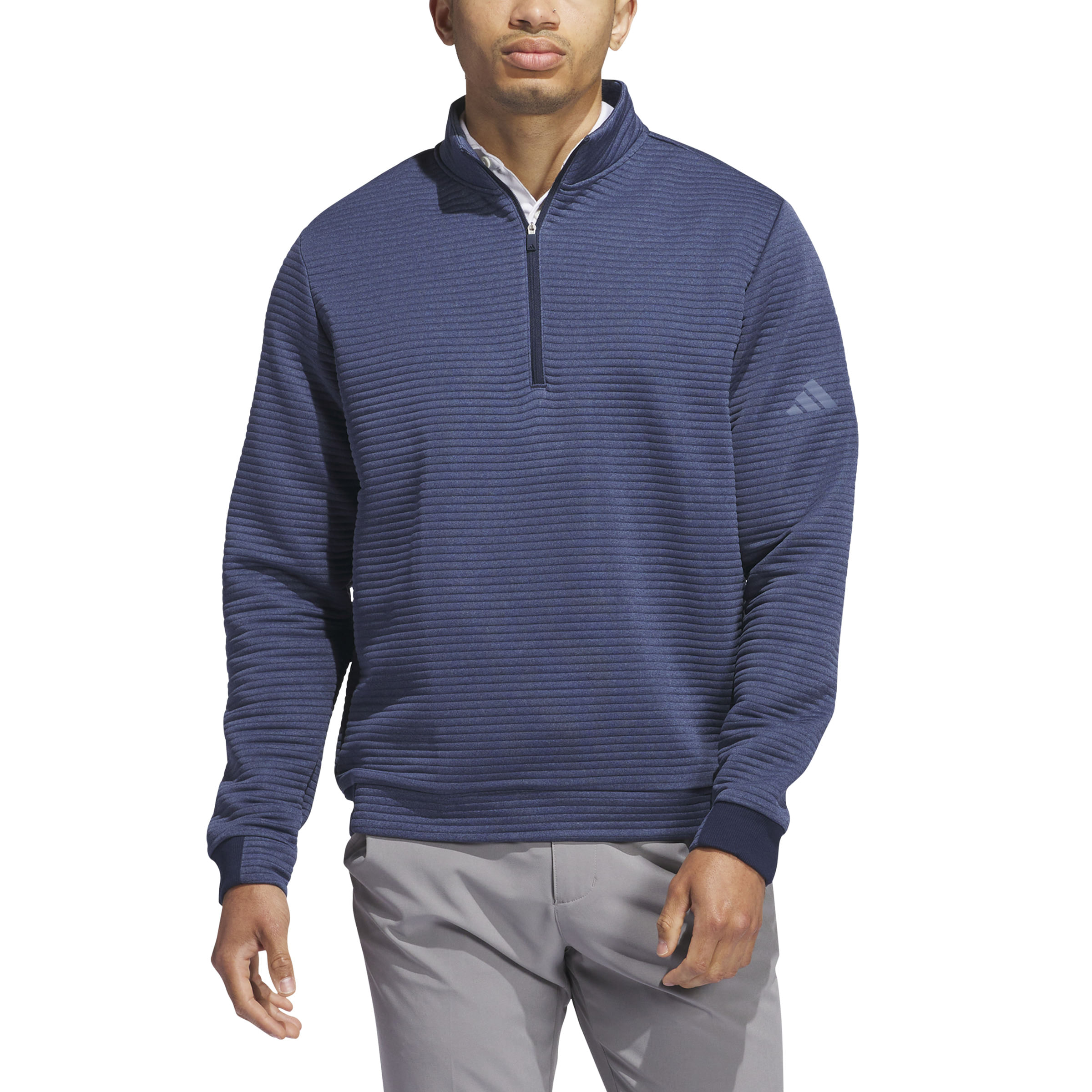 ウェア DW3409 Adidas Unisex Relaxed-Fit Quarter Zip Pullover Atomic Pork