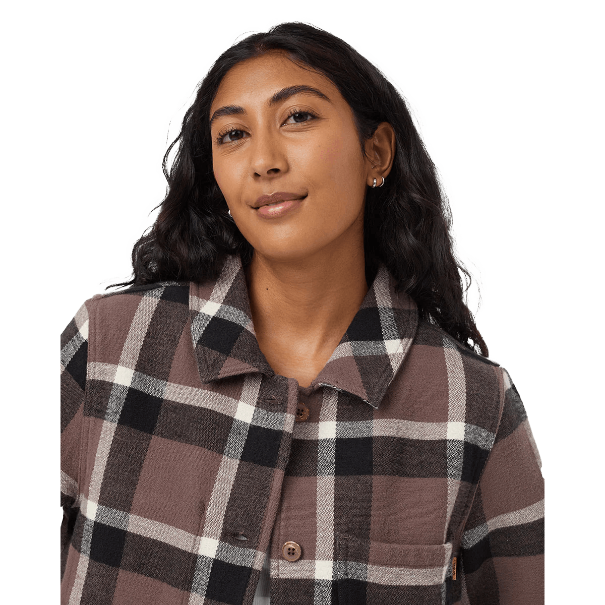 tentree Flannel Utility Jacket - Women's - Als.com