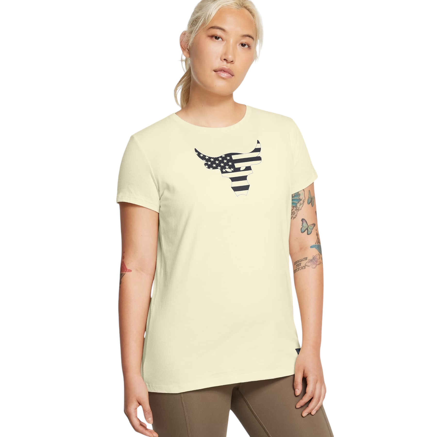 Under Armour Project Rock Freedom Bull Short Sleeve