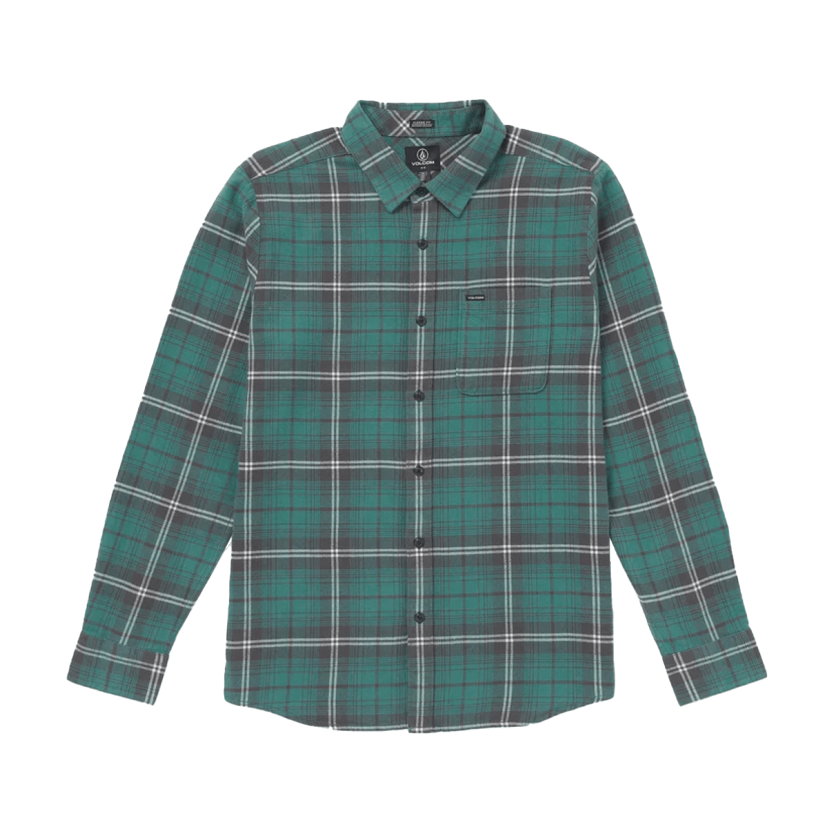 Volcom Caden Plaid Long Sleeve Shirt - Men's - Als.com