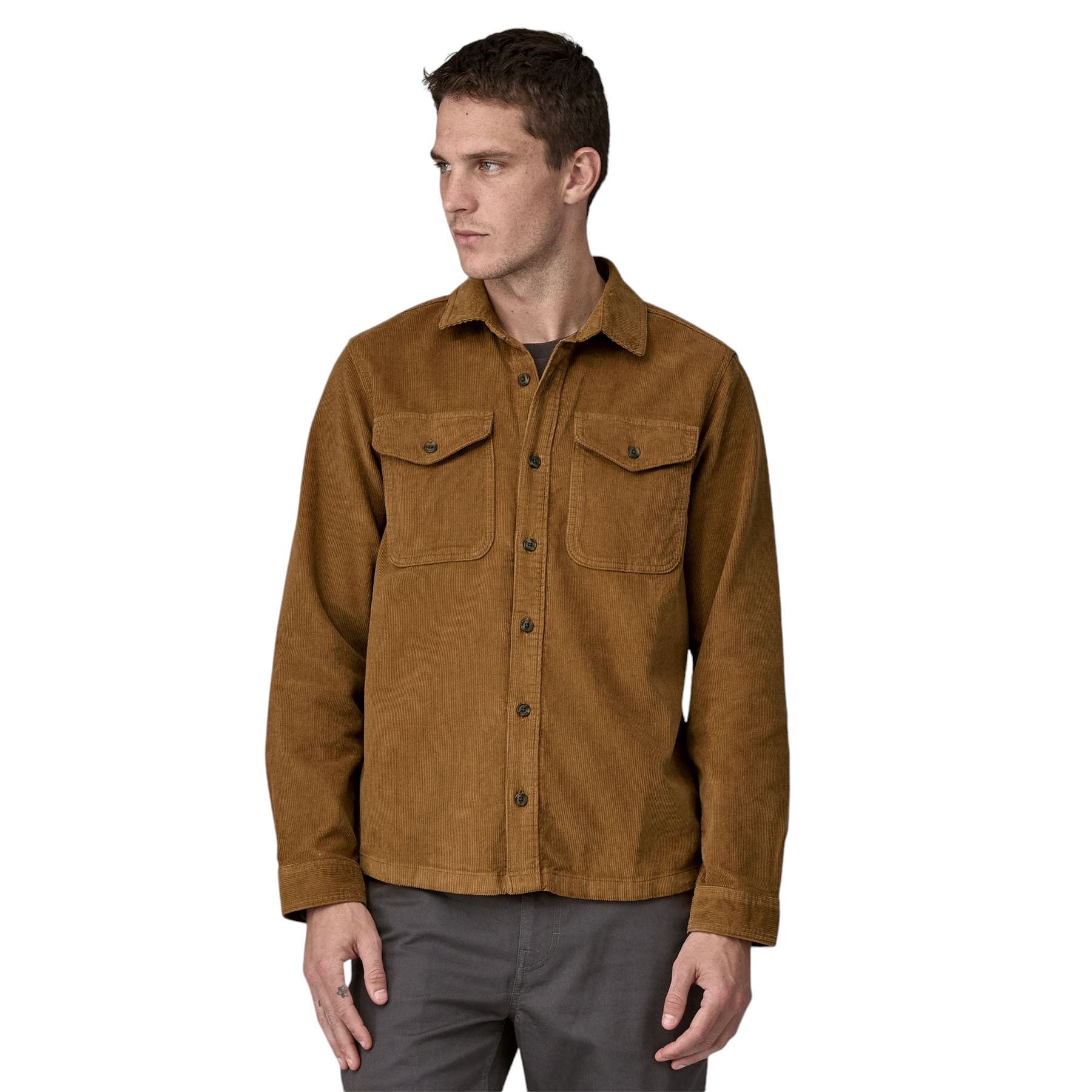 Patagonia-Corduroy-Shirt---Men-s-Coriander-Brown