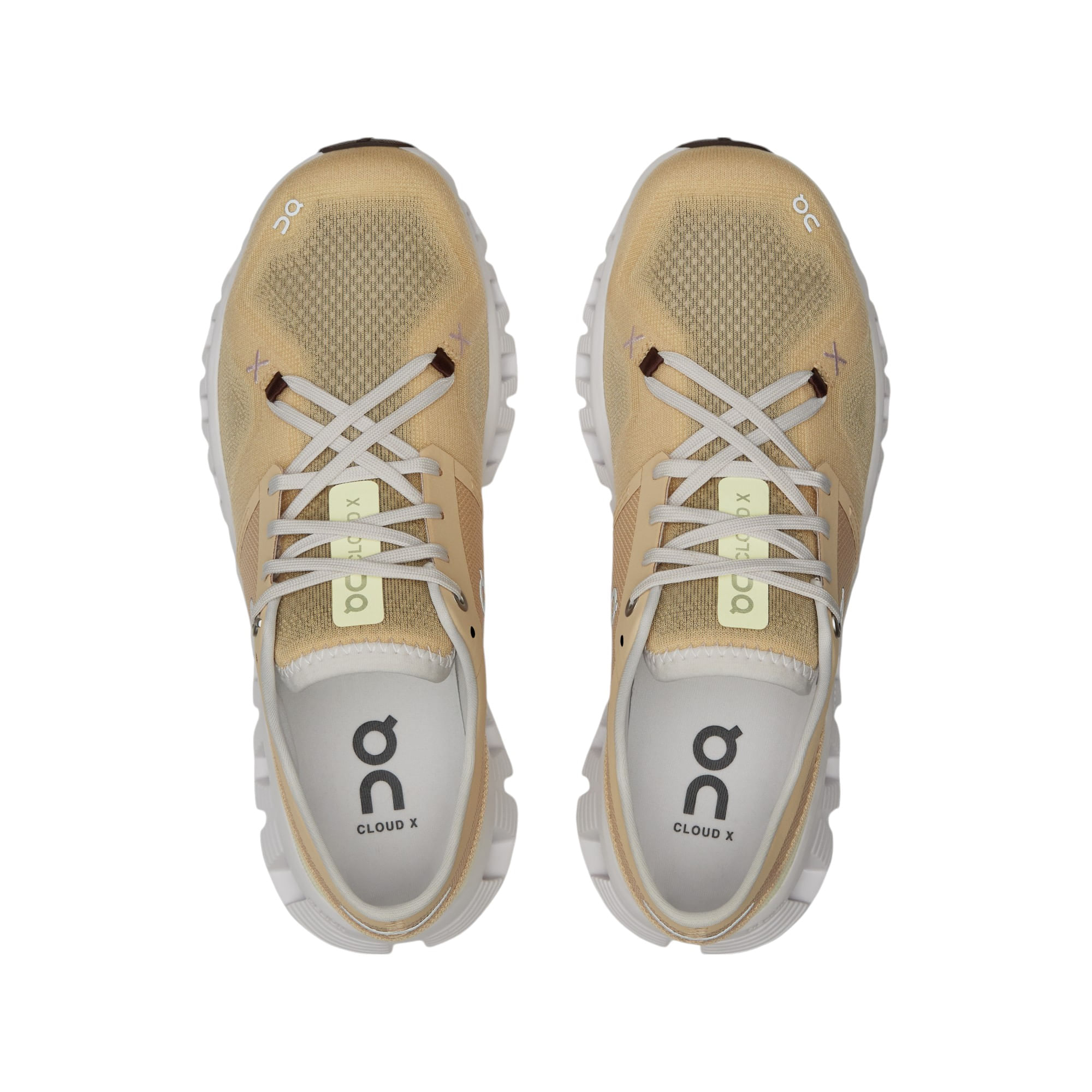 On-Cloud-X-3-Running-Shoe---Women-s-Savannah---Frost