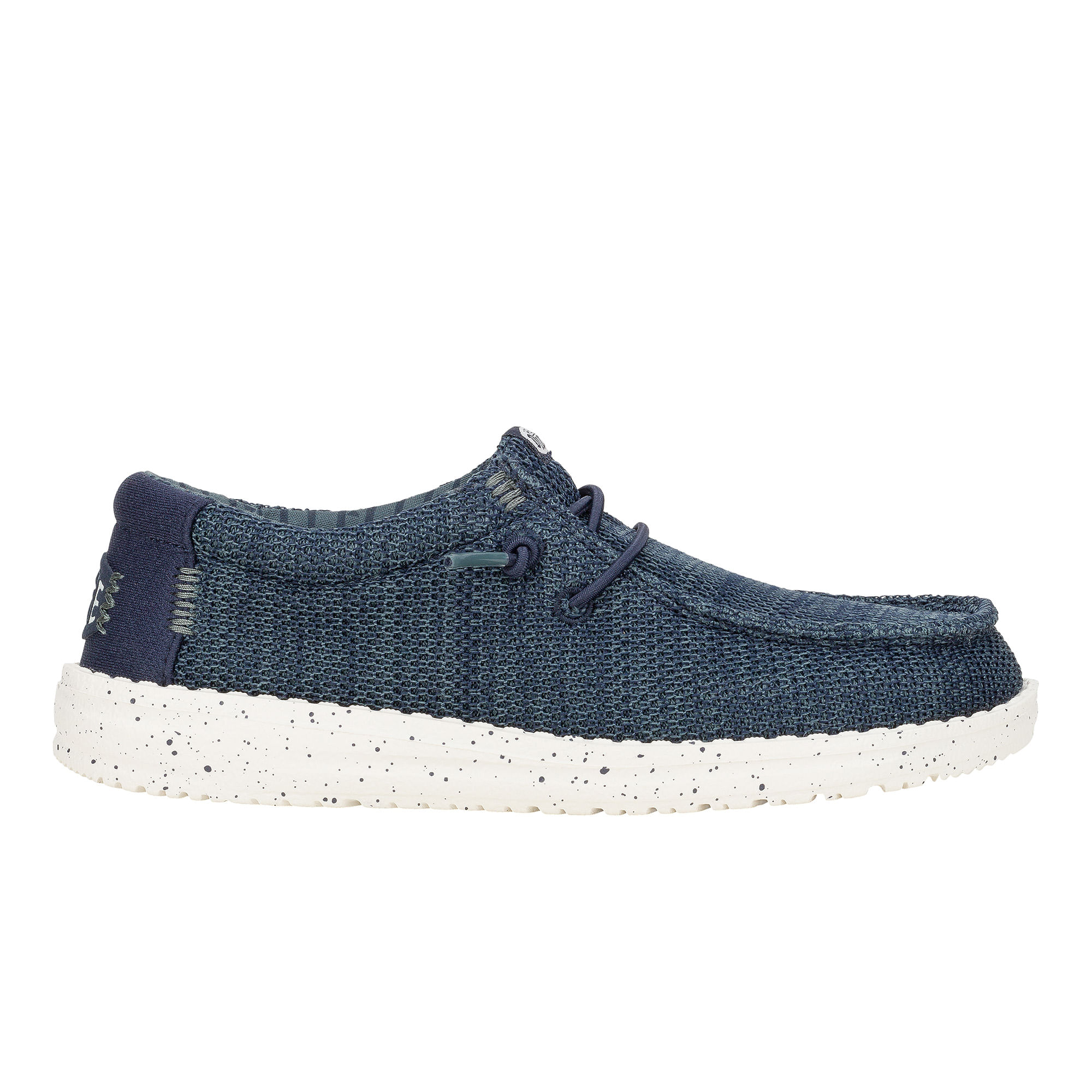 HEYDUD-SHOE-WALLY-STRETCH-MESH-YTH-Navy